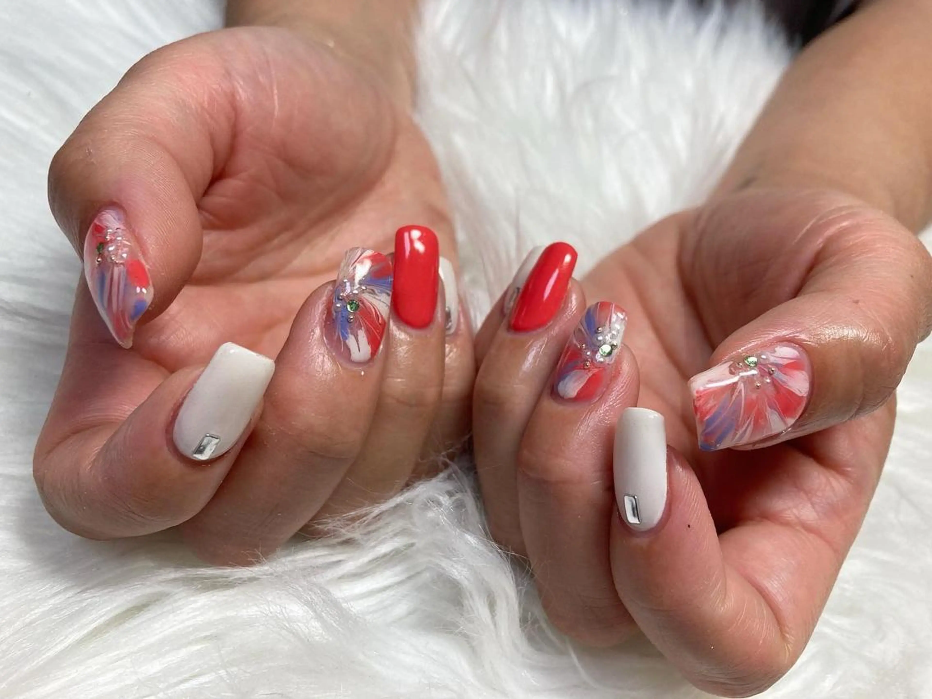 ミディアム ネイル nail yukkoのネイルデザイン