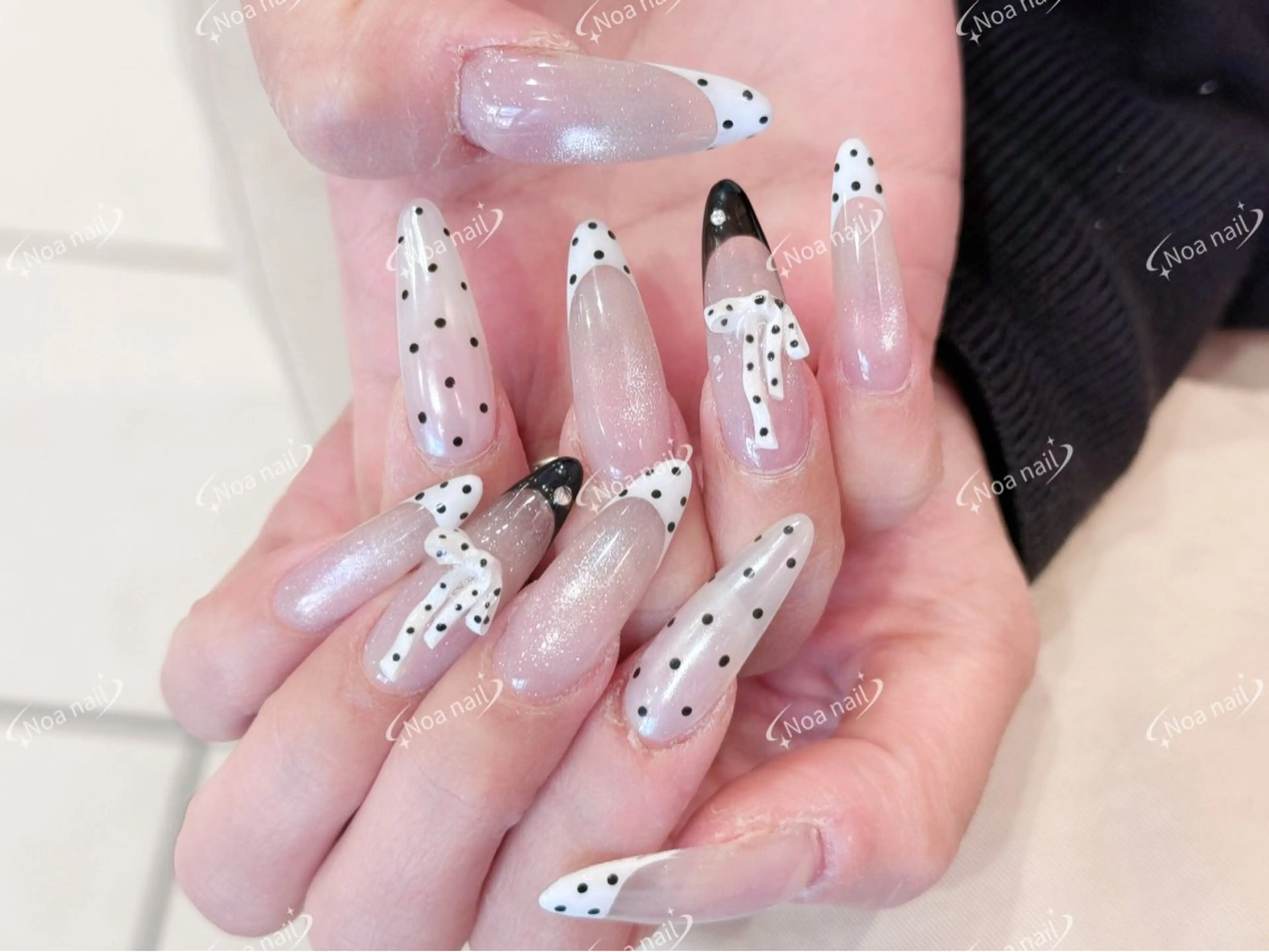 ロング ハンドネイル Noa Nail みつきのネイルデザイン