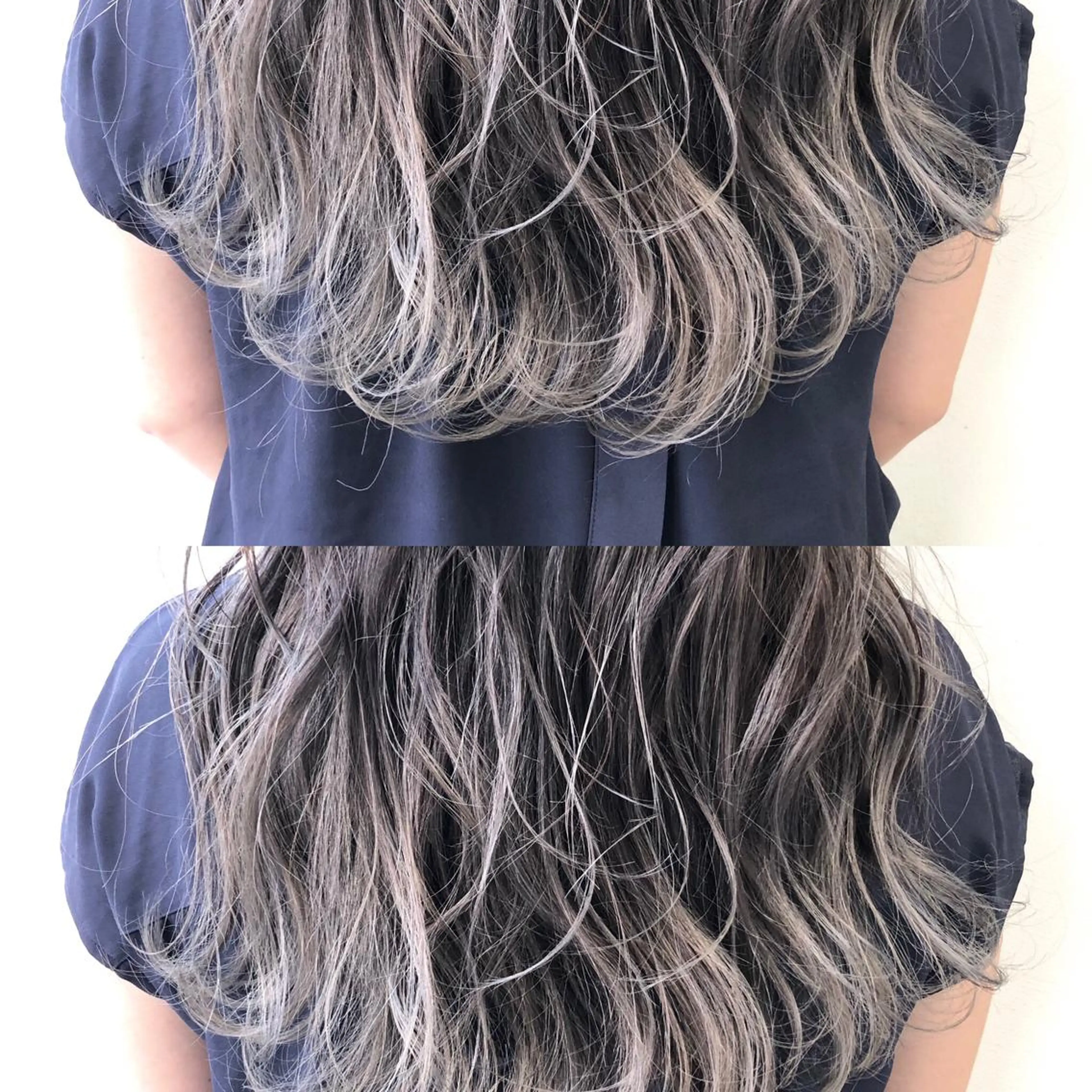 ロング ハイライト ヘアカラー トリートメント 小澤大輔 YOLO hairのヘアスタイル