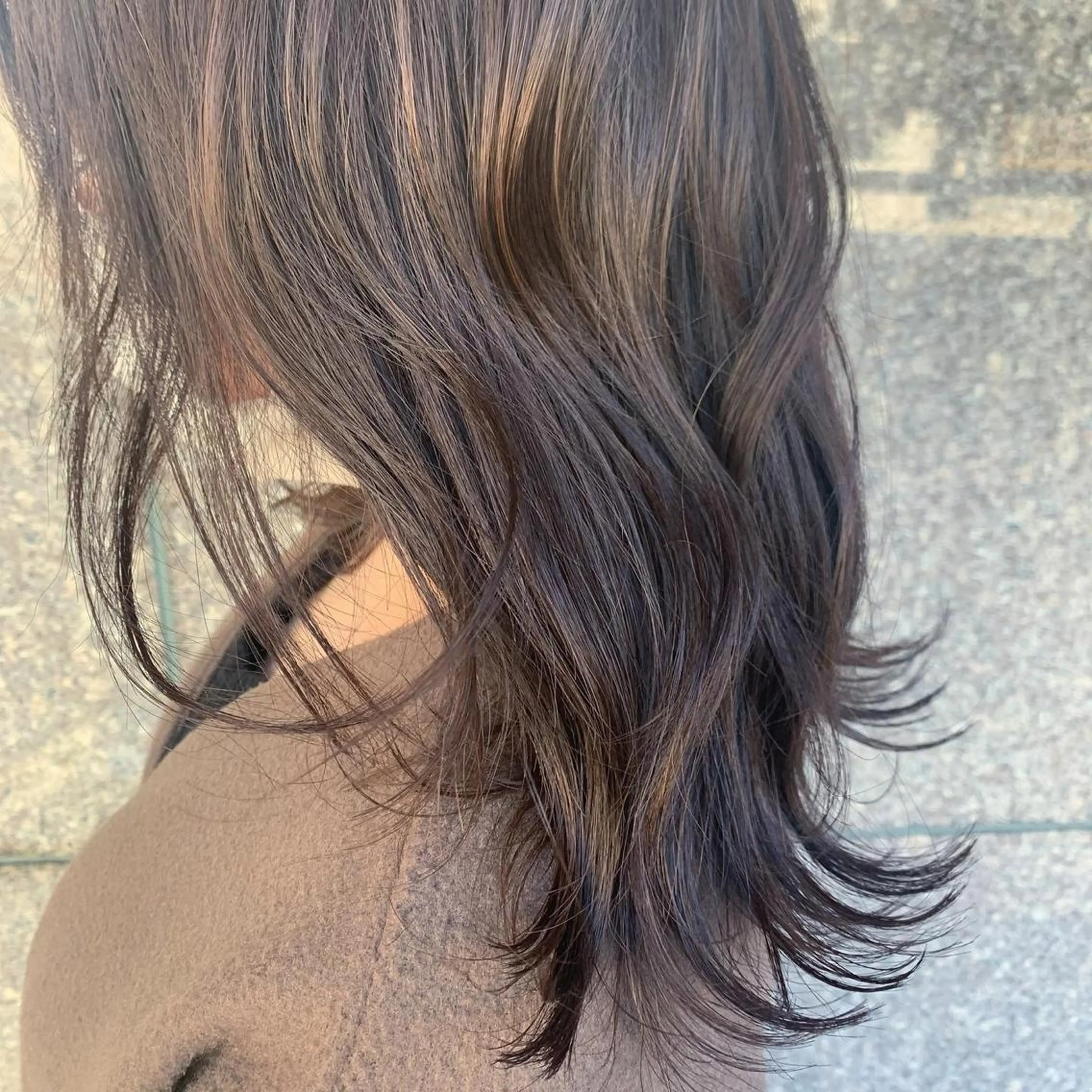 セミロング カラー イルミナカラー レイヤーカット 🌷Amano🌷 trove富沢のヘアスタイル