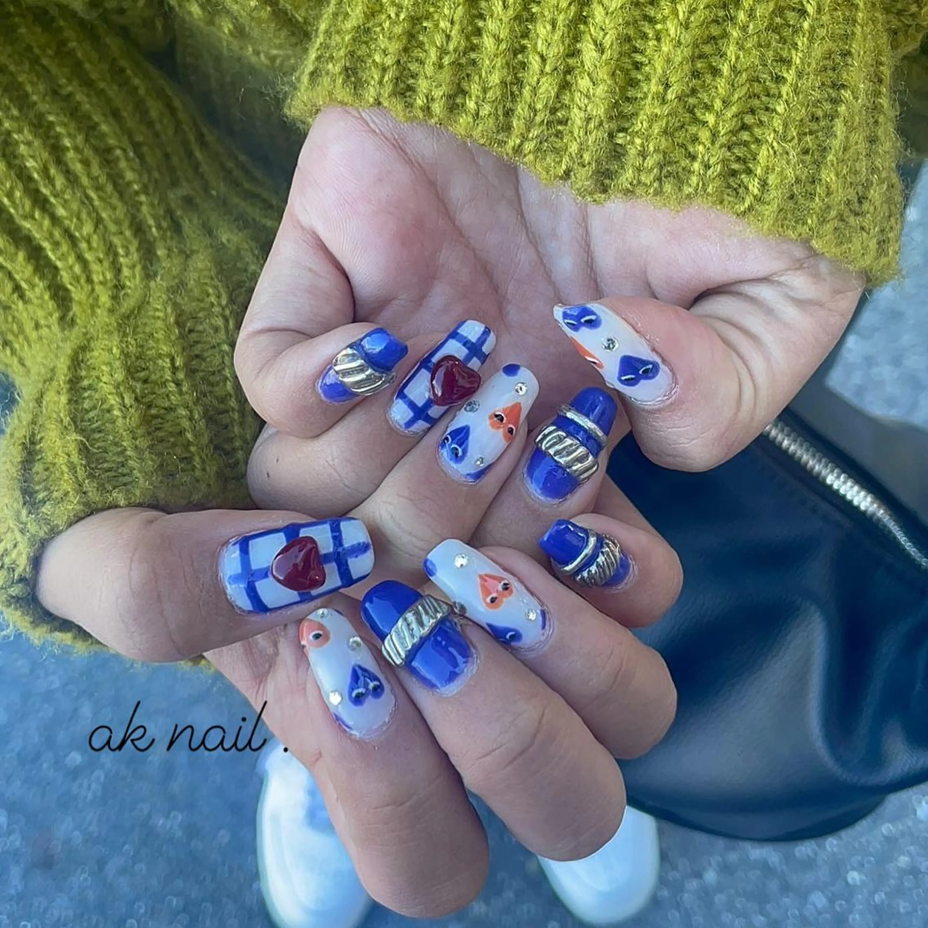 ネイル ハンドネイル ak nail .のネイルデザイン
