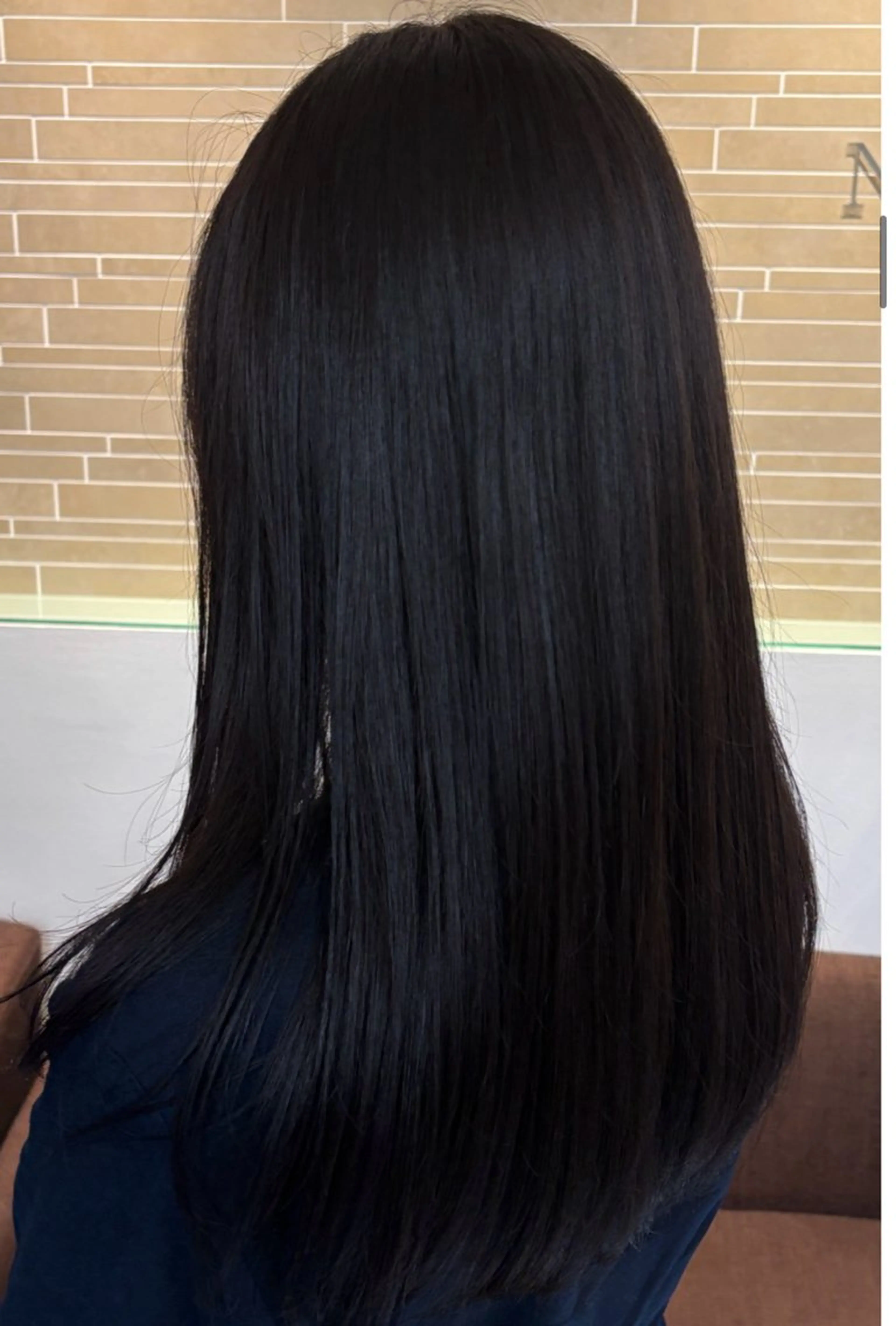 ロング 縮毛矯正 ヘアカラー 縮毛矯正 吉田 快のヘアスタイル