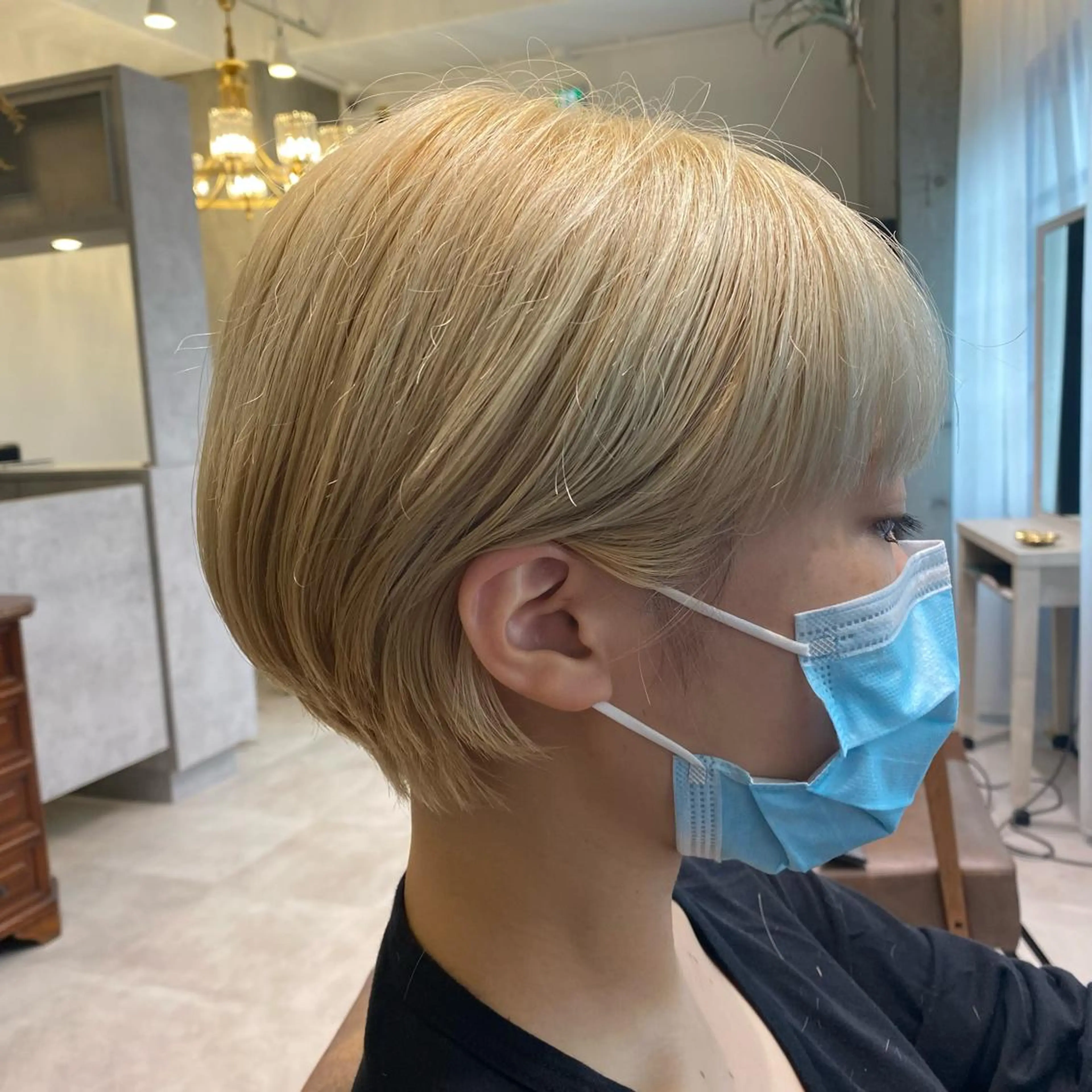 ショート 大久保 優香のヘアスタイル