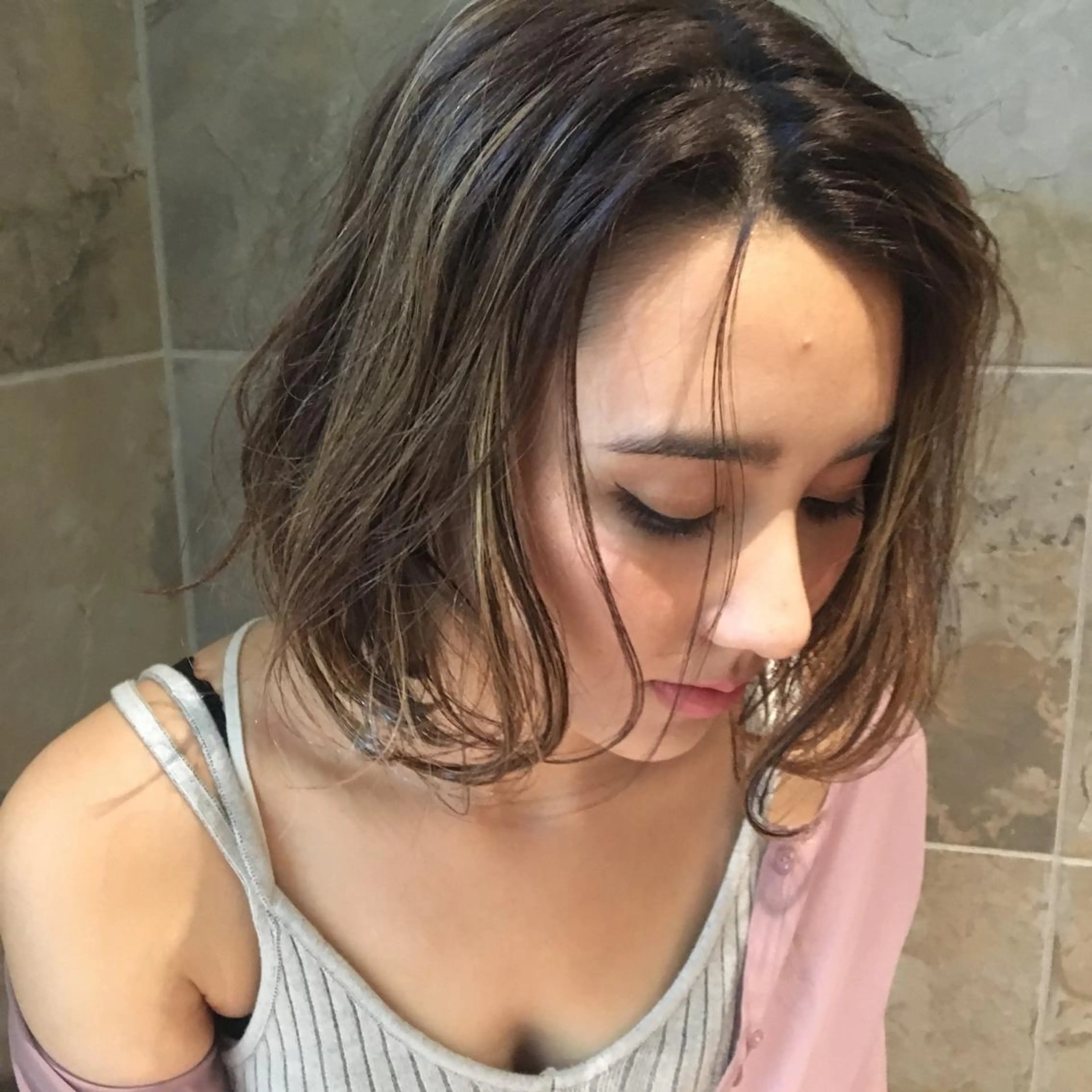 ショート ミディアム セミロング ロング カラー パーマ ヘアアレンジ メンズ キッズ ネイル まつエク ショートネイル salowin JIYUGAOKA所属・マンツーマン半個室 tamuraのヘアスタイル