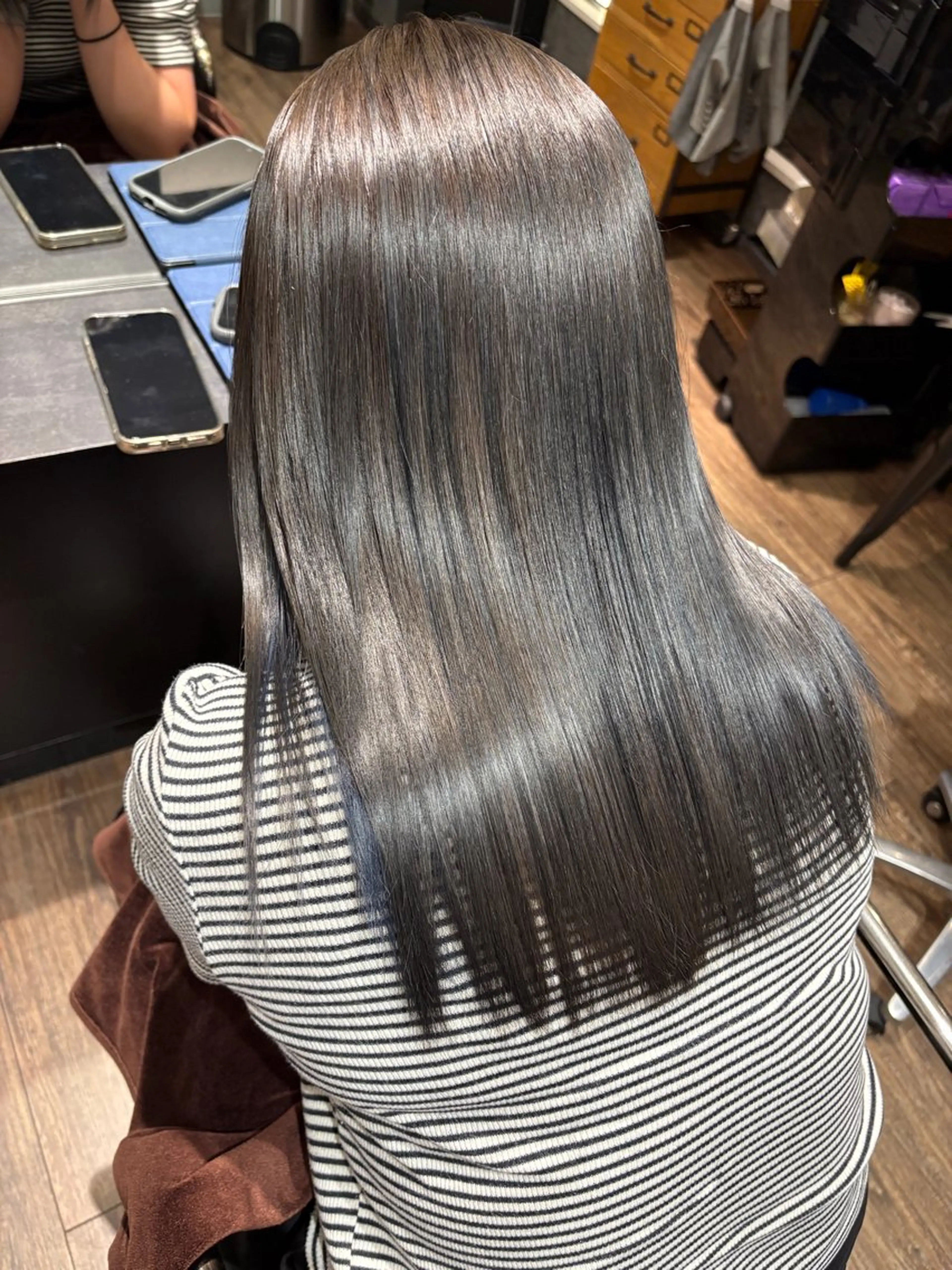 ロング 小貫 航平のヘアスタイル