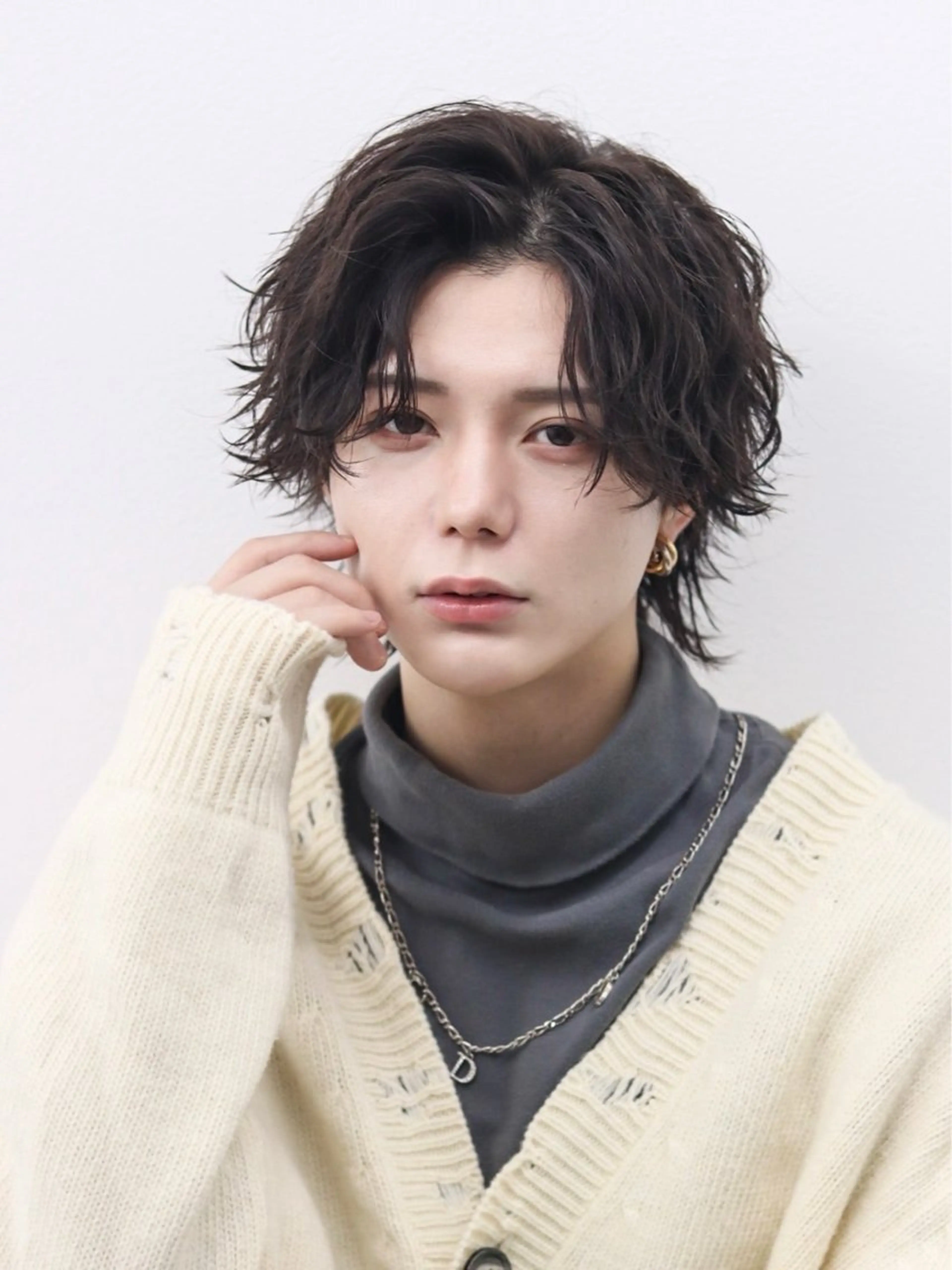 ミディアム カラー パーマ ヘアアレンジ メンズ 似合わせカット メンズ特化❤️‍🔥 RIKU❤️‍🔥のヘアスタイル