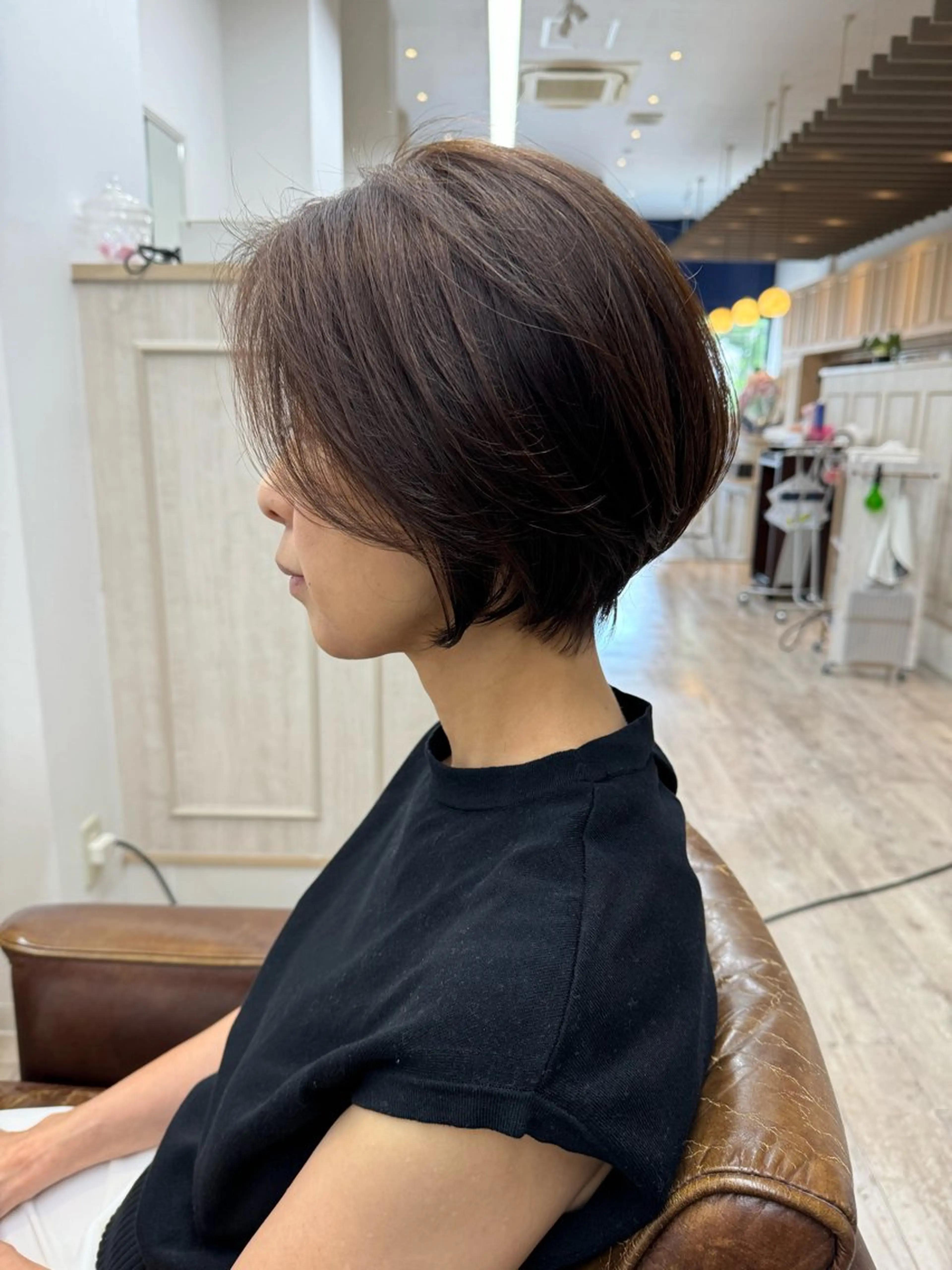 ショート ショート/ボブ パーマ/中原のヘアスタイル