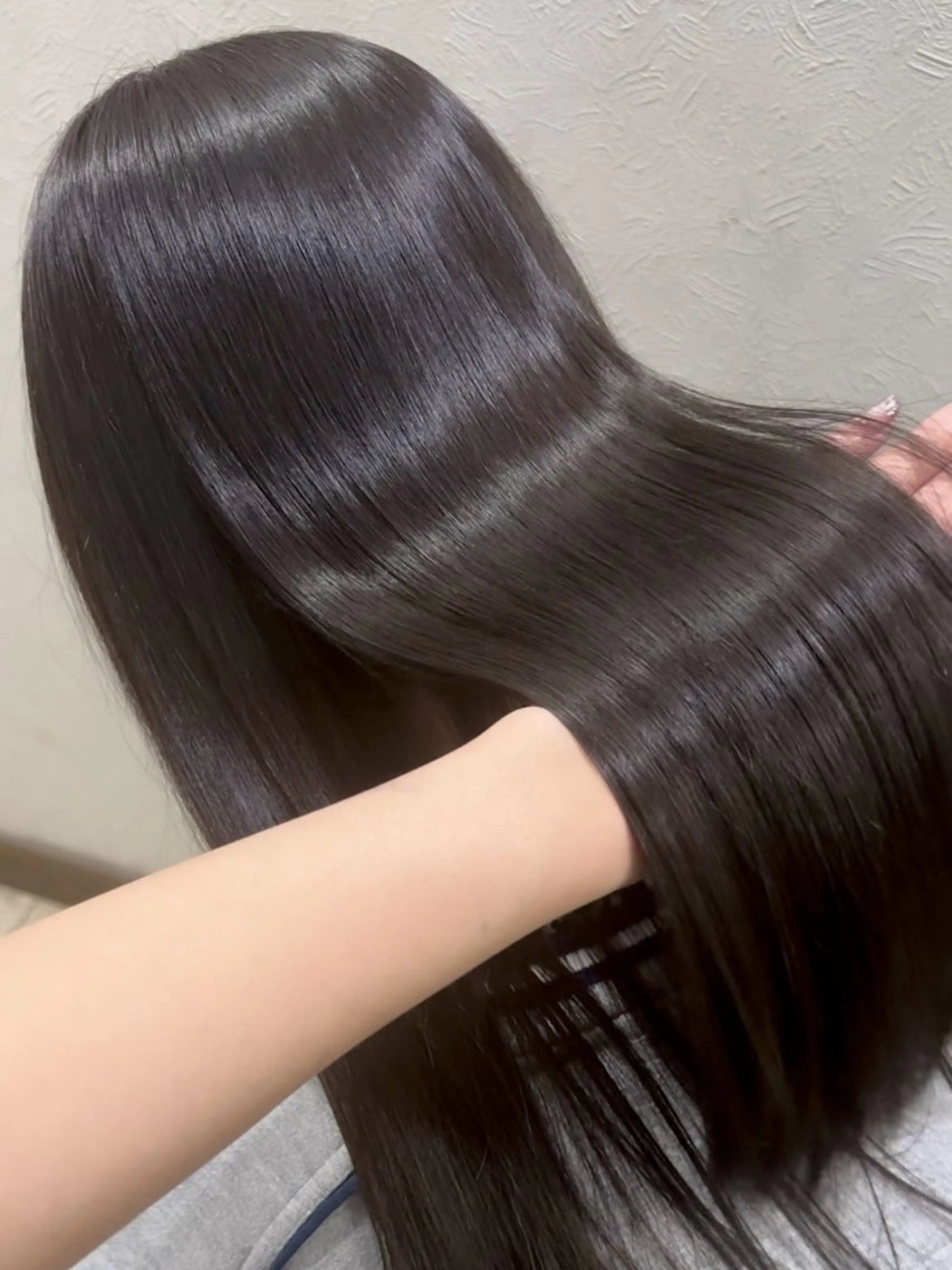 セミロング カラー ヘアカラー トリートメント 中嶋心渚⌇透明感 カラー️🩵🎀‪のヘアスタイル