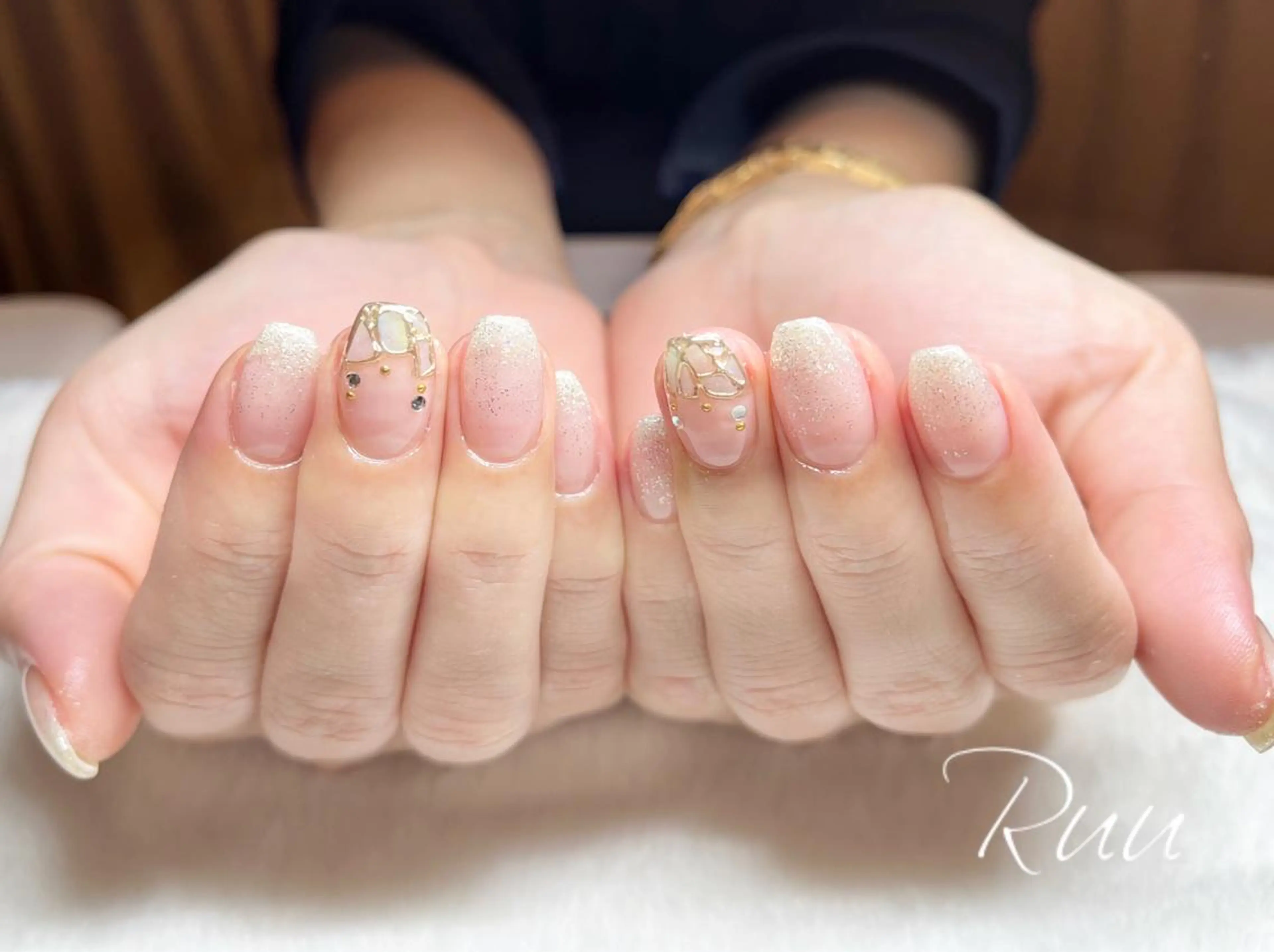 ネイル アートネイル フットネイル フレンチネイル キラキラネイル 韓国ネイル Nail salon Ruuのネイルデザイン
