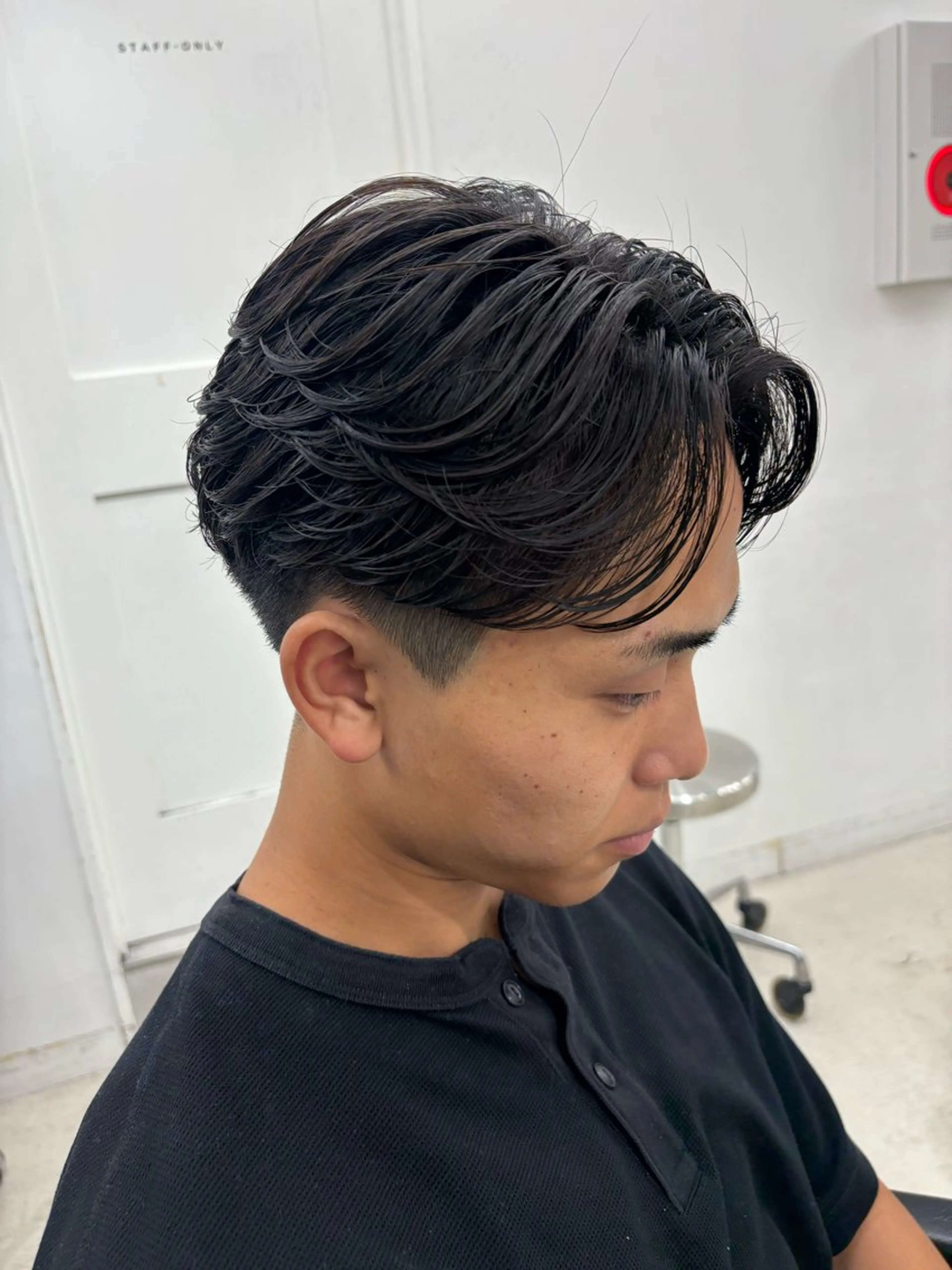 ショート パーマ メンズ カット パーマ 名古屋メンズパーマ /松井生のヘアスタイル