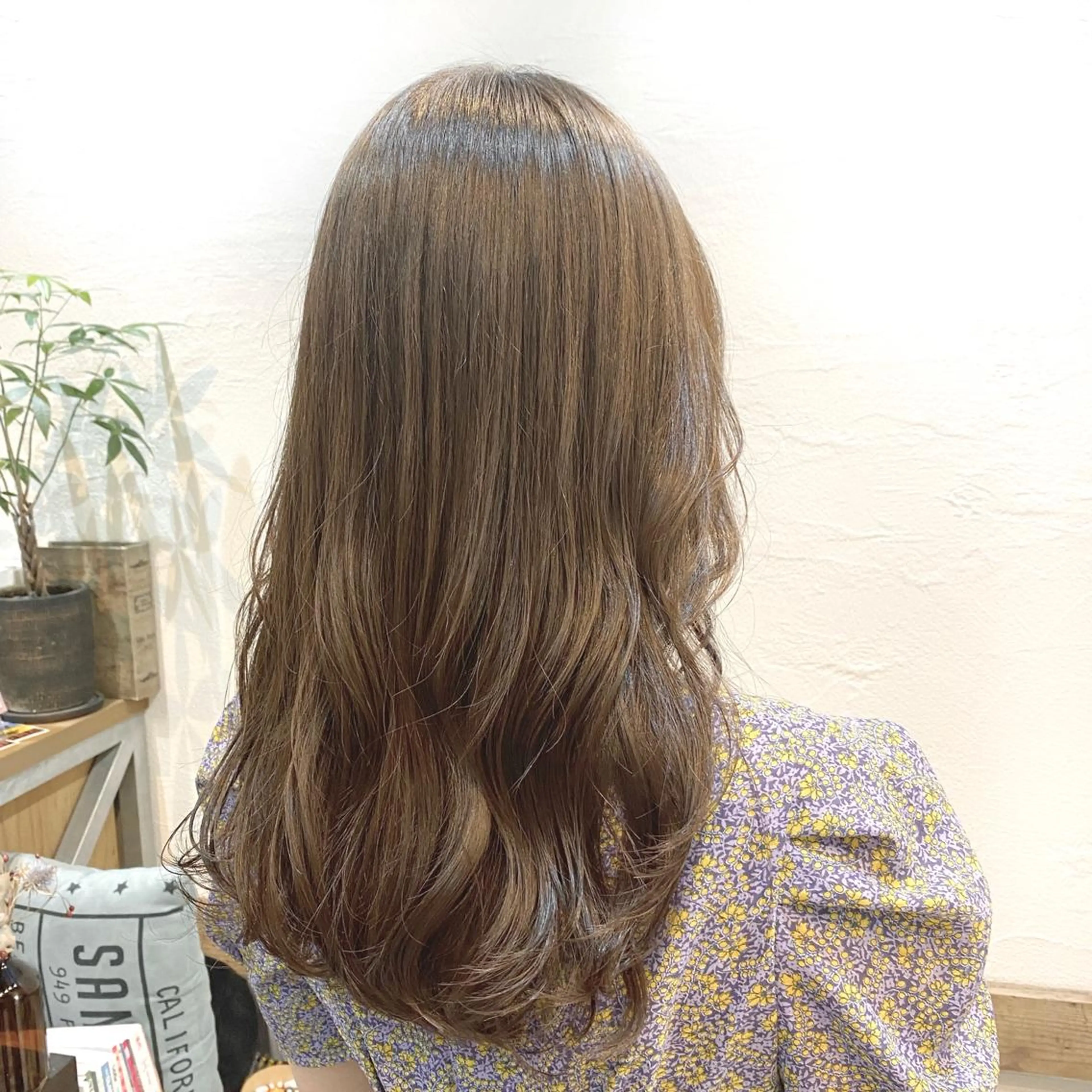 ロング カラー グレージュ 学生 トリートメント 韓国ヘア☁️ mitsukiのヘアスタイル