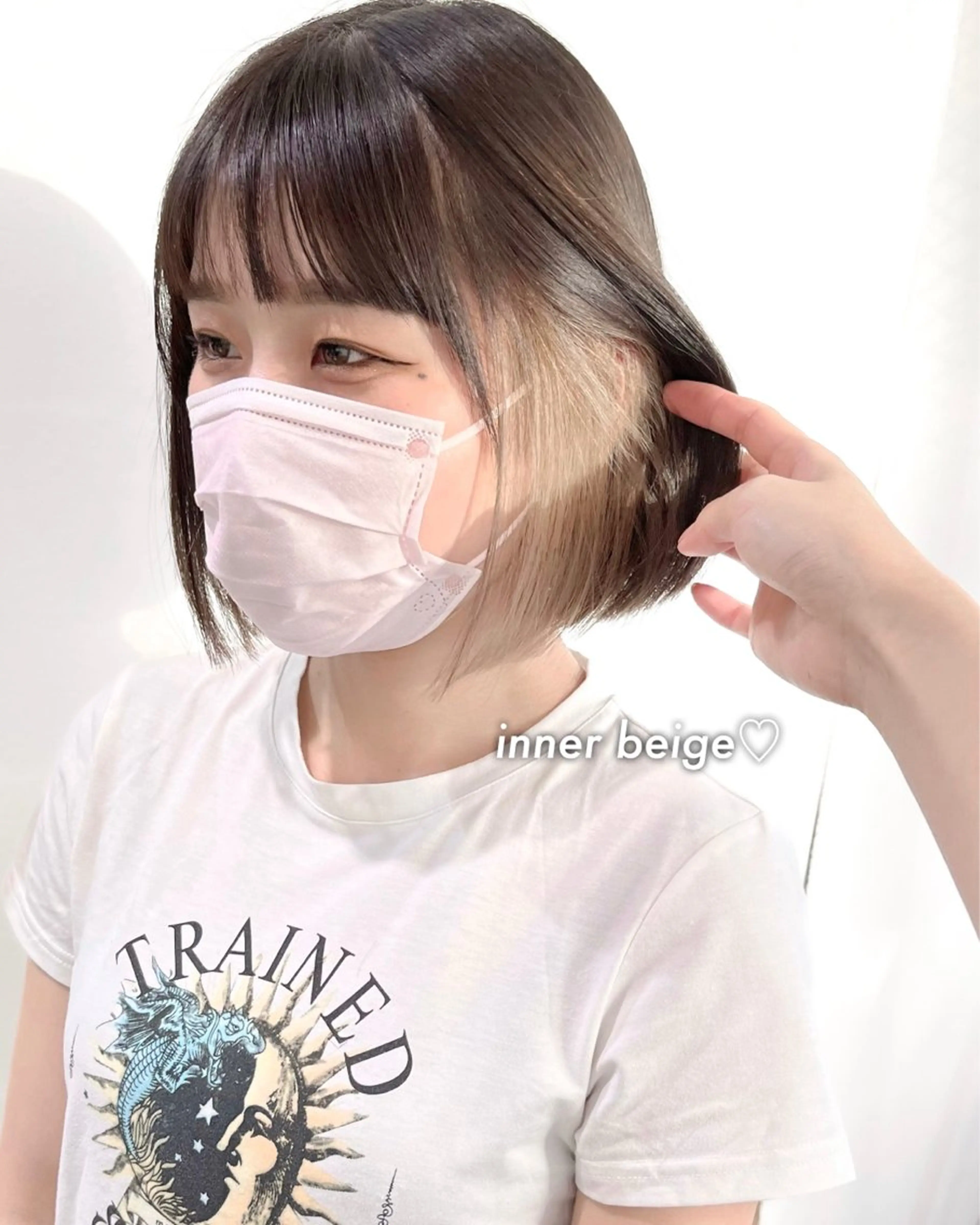 カラー 🎀モモ🎀 透明感カラーモデルのヘアスタイル