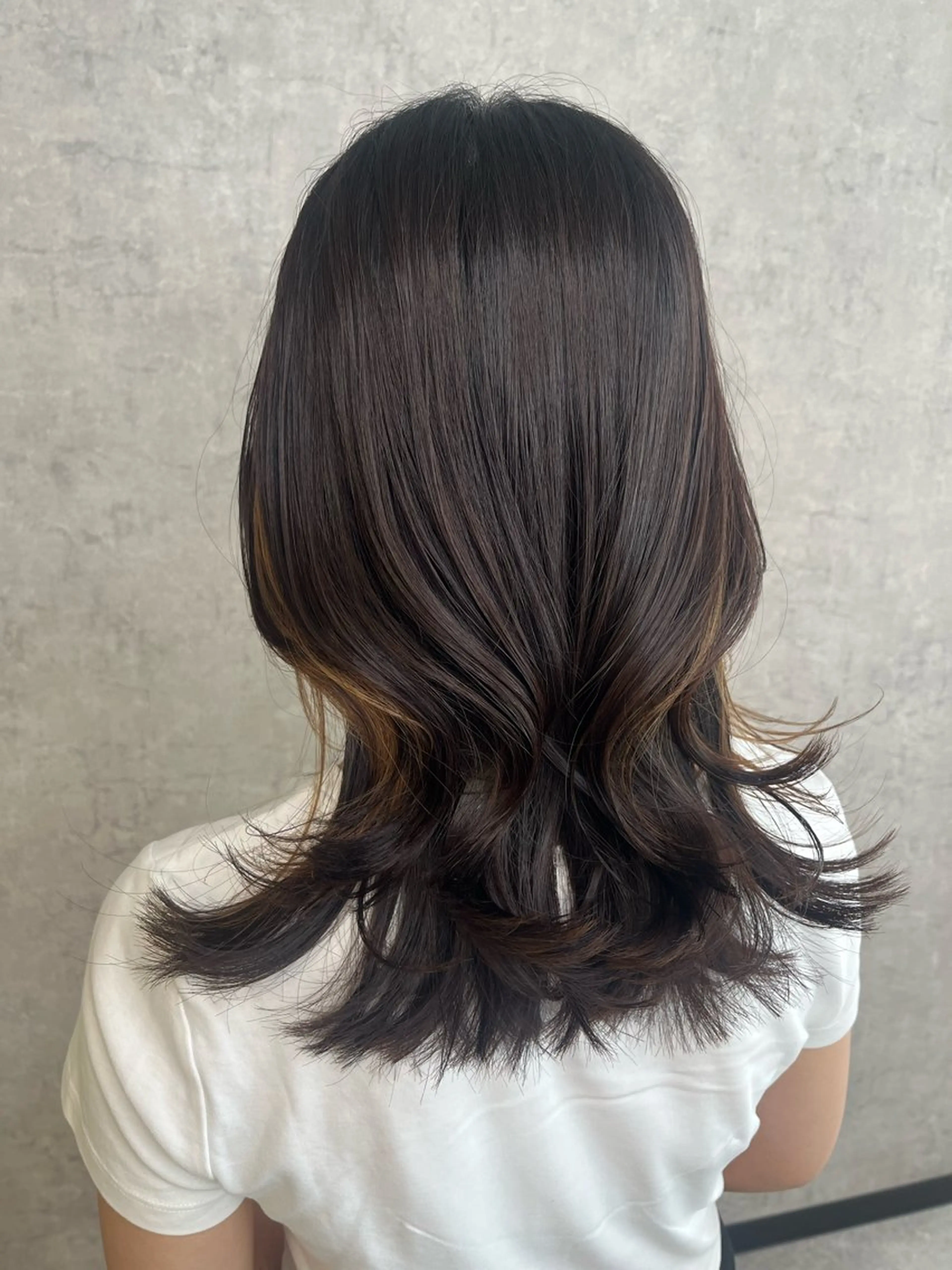 ミディアム KAEDE🎀 縮毛矯正＆パーマ特化のヘアスタイル