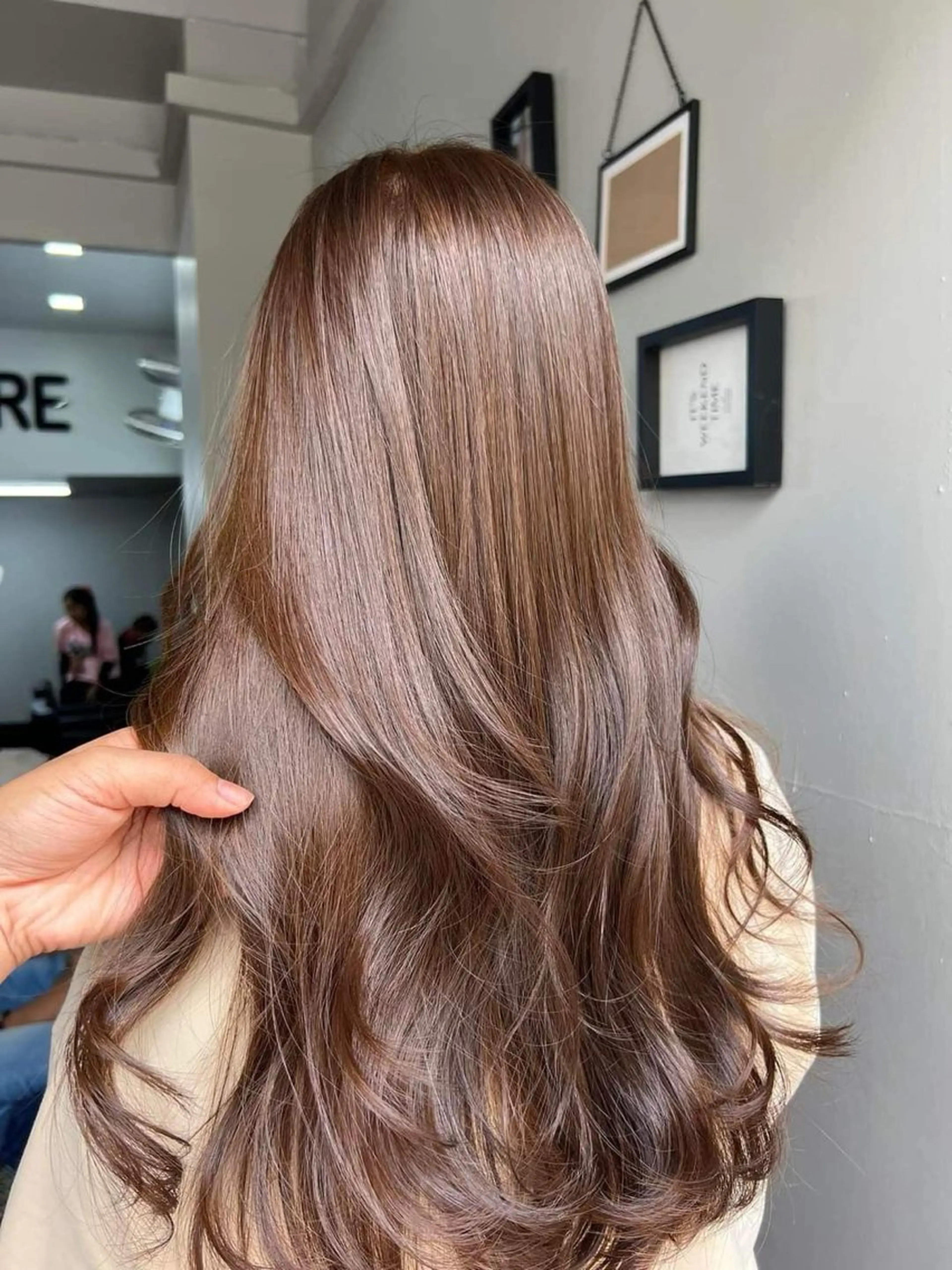 ロング カラー ナック梅田店 毛利 愛リタッチカラー募集のヘアスタイル