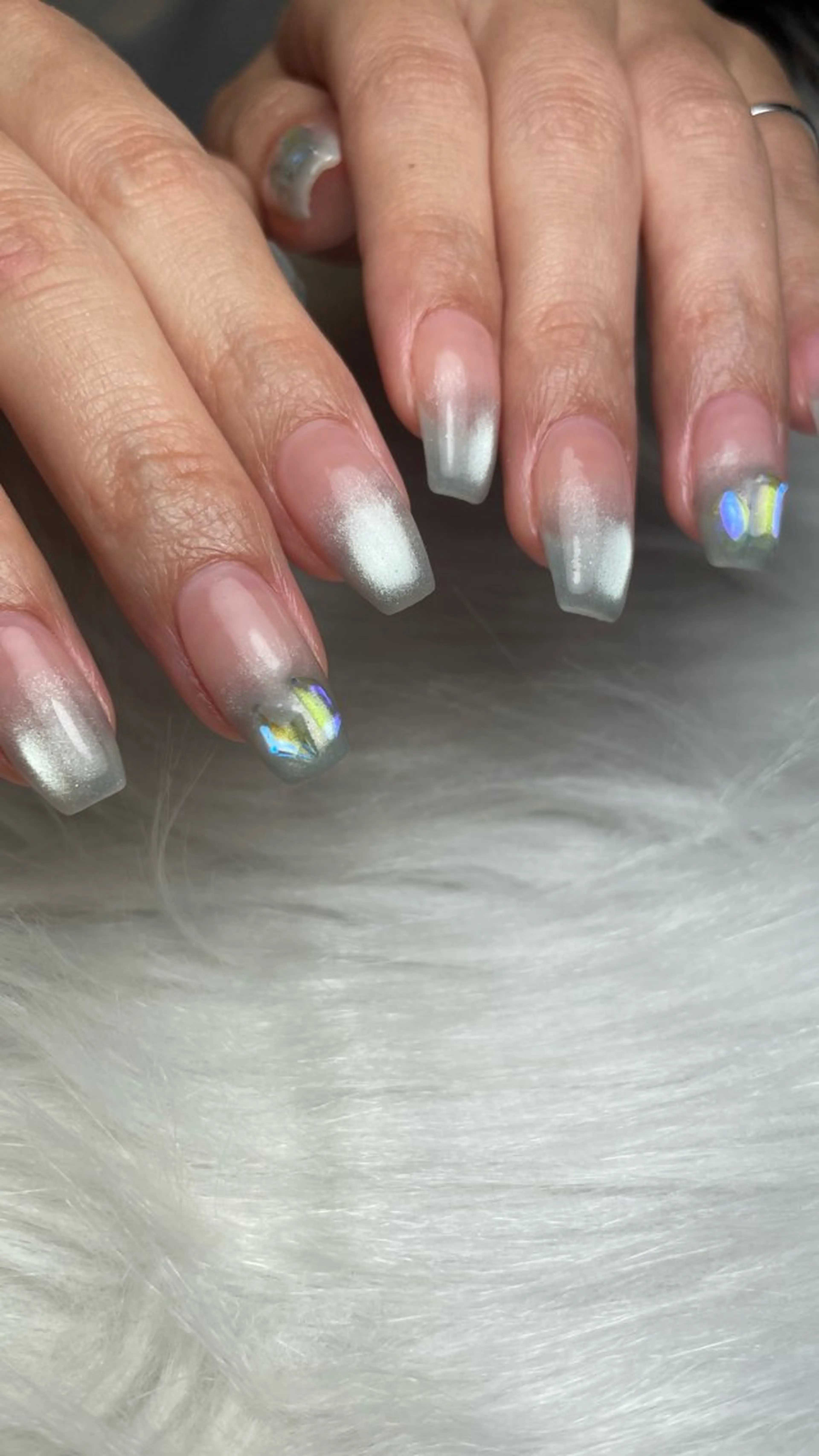 ネイル グラデーション マグネットネイル ハンドネイル nail 93のネイルデザイン