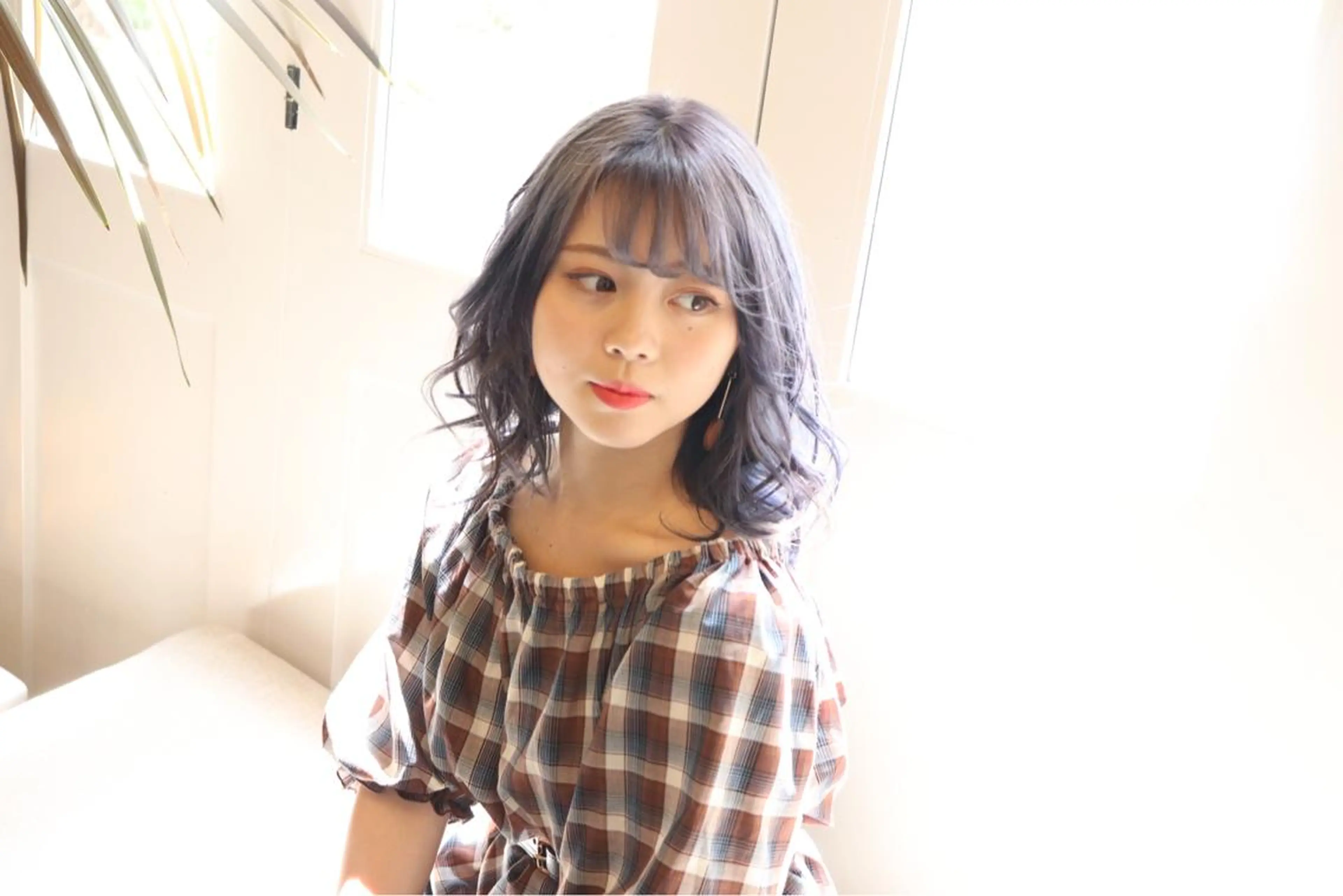 ショート カラー アッシュ ブリーチ ラベンダーカラー ラベンダーアッシュ ケアブリーチ&シール エクステの店和田翔莉のヘアスタイル