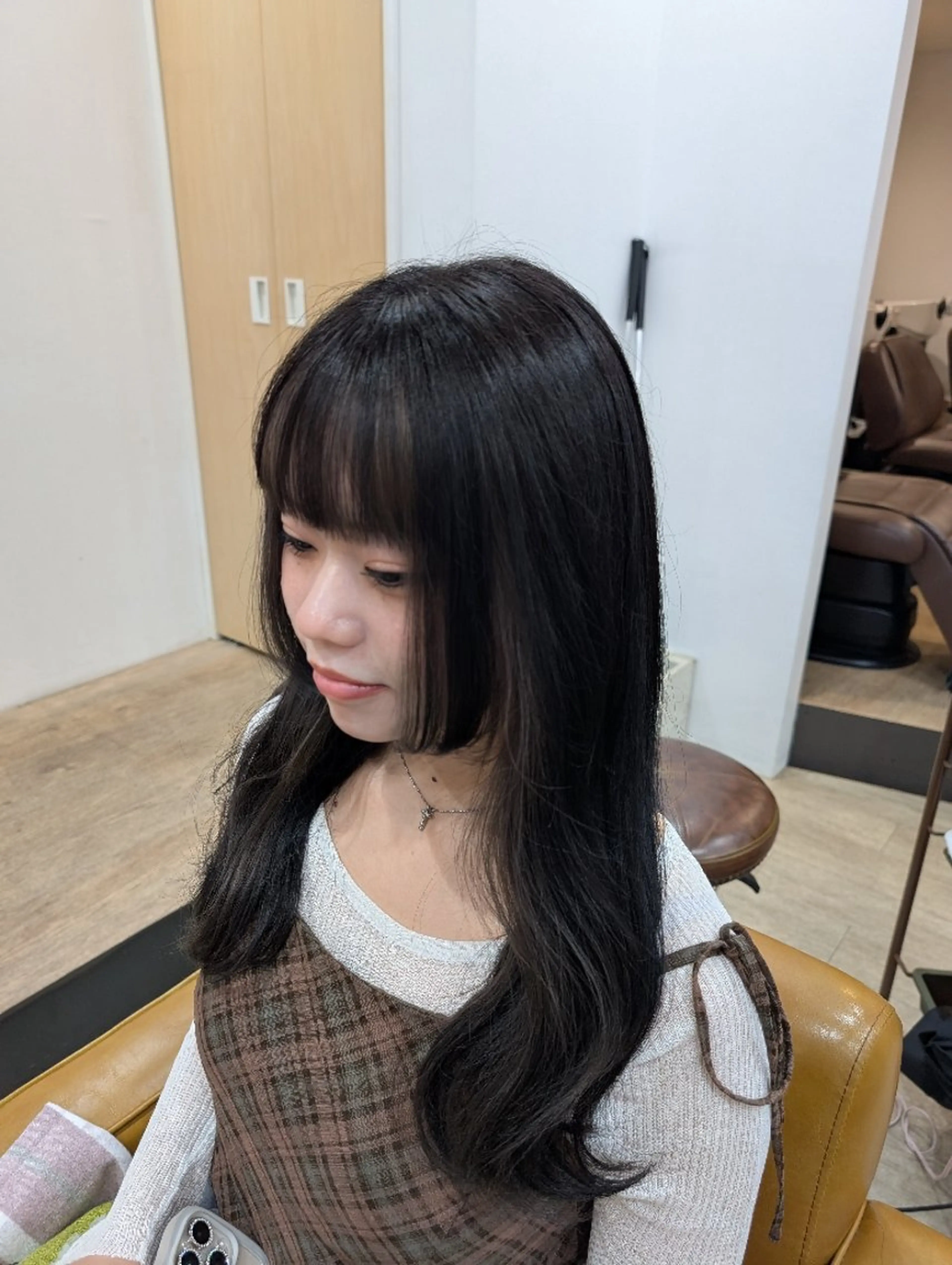 カラー ロング インナーカラー 顔周りカット ﾒｱﾘｰﾊﾞｲﾒﾘｰ /花音のヘアスタイル