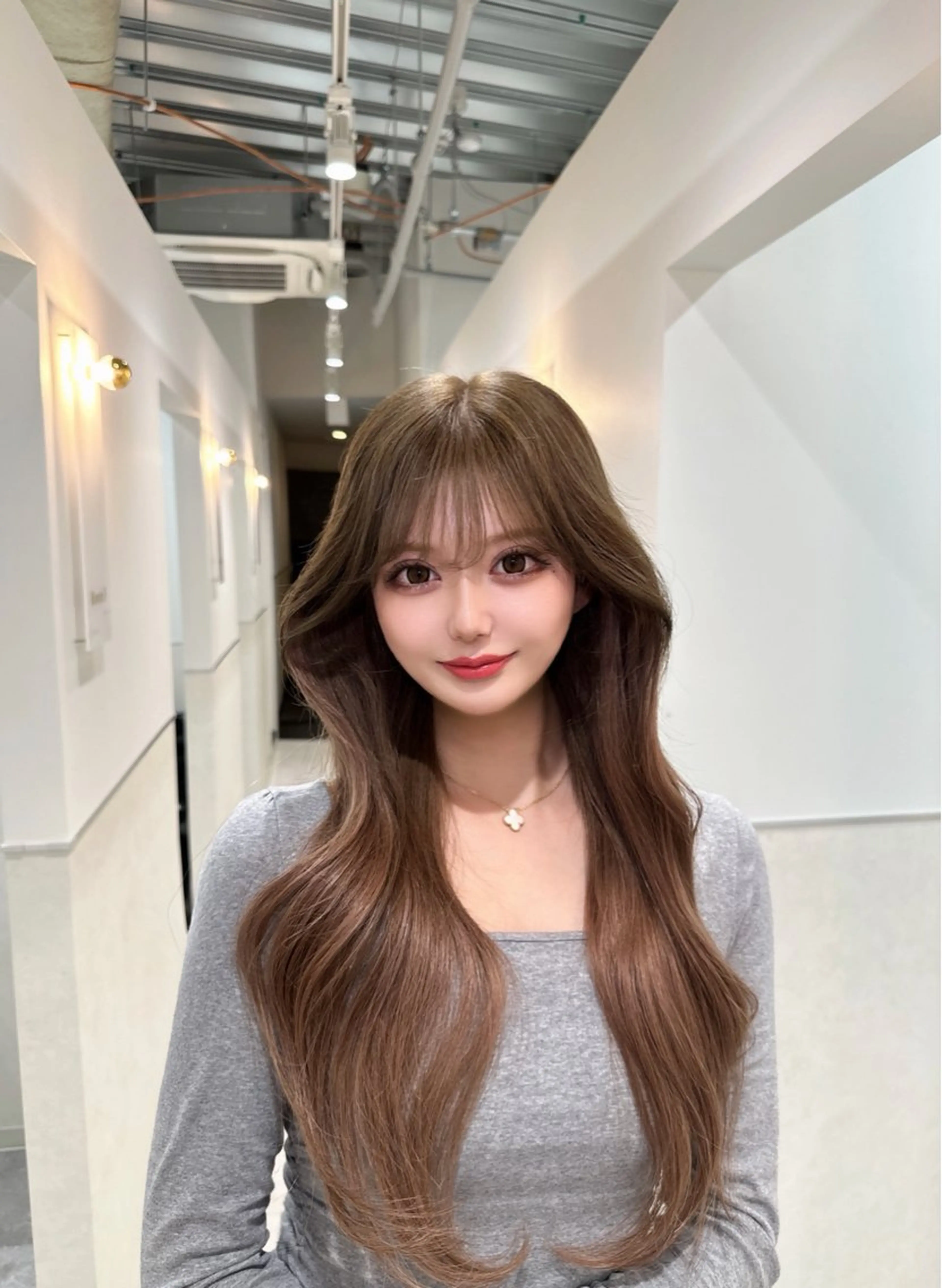 ロング カラー 韓国ヘア/エクステ/ Maiのヘアスタイル