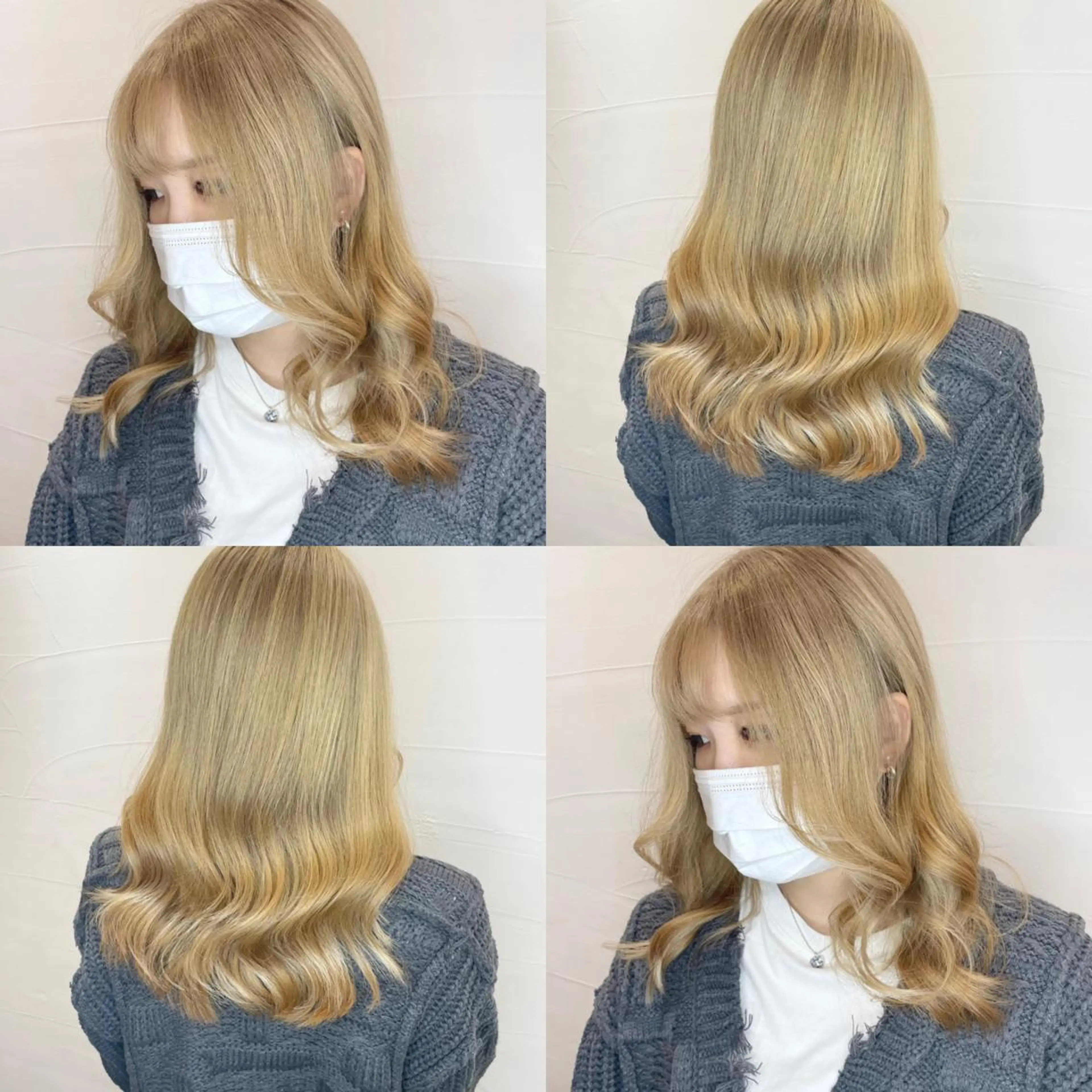 カラー アディクシーカラー バレイヤージュ ブリーチ ケアブリーチ 透明感カラー ヘアカラー 水戸/ブリーチカラー ♠️♠️會澤遼真のヘアスタイル