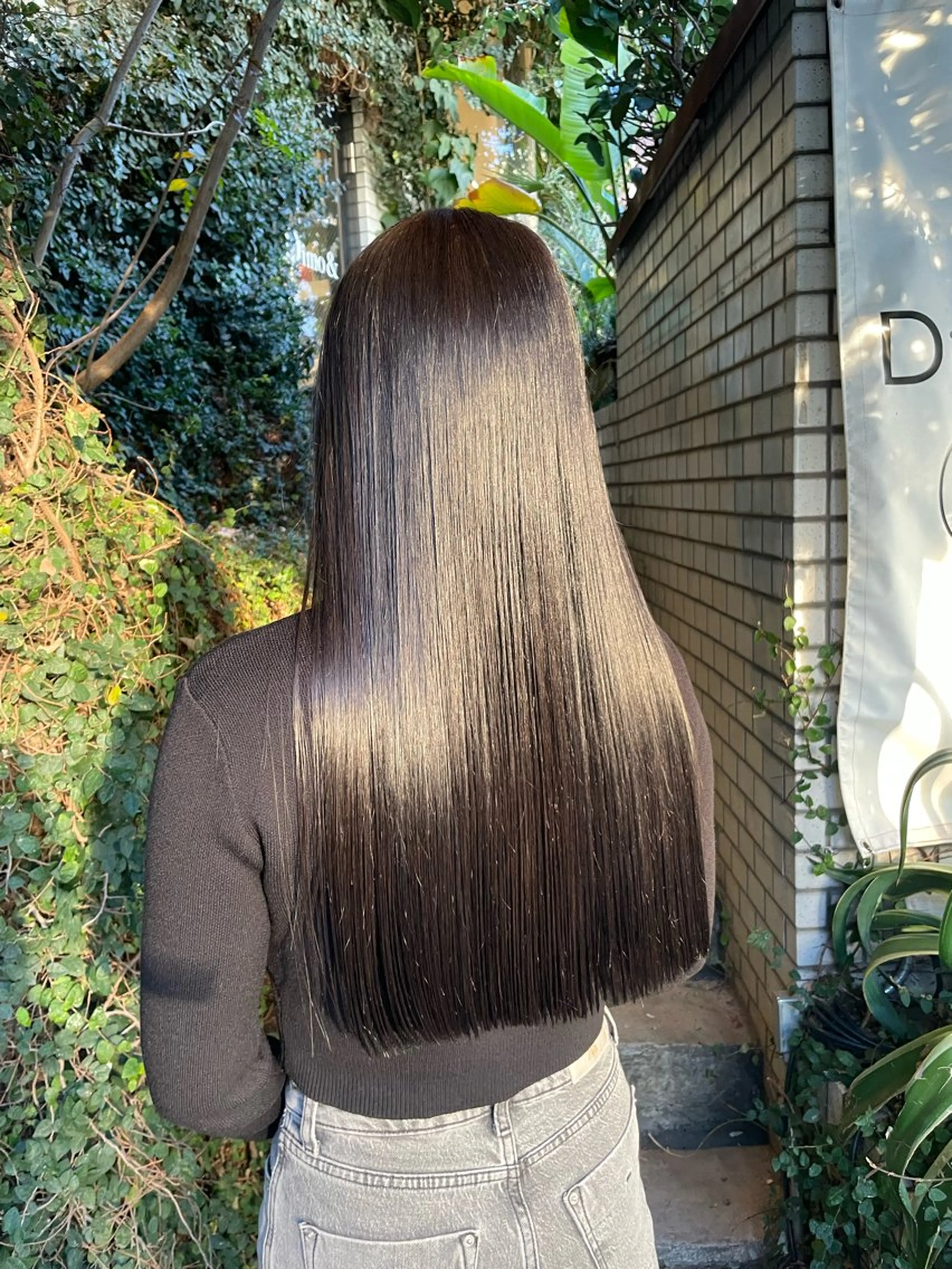 セミロング 小船 柚月のヘアスタイル