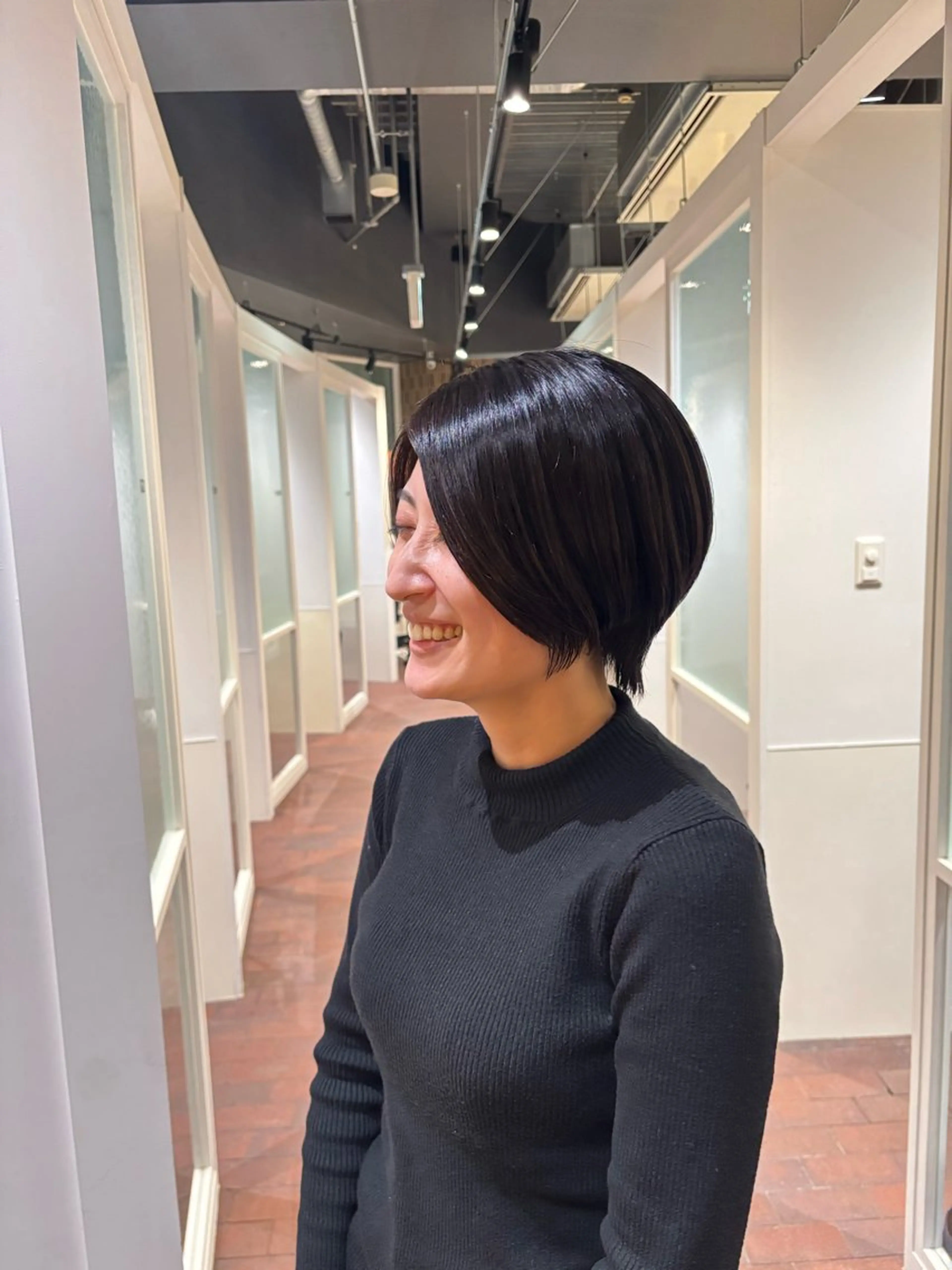 ショート ショートボブ ボブ ショートヘア カット マンツーマン 縮毛矯正/マユコのヘアスタイル