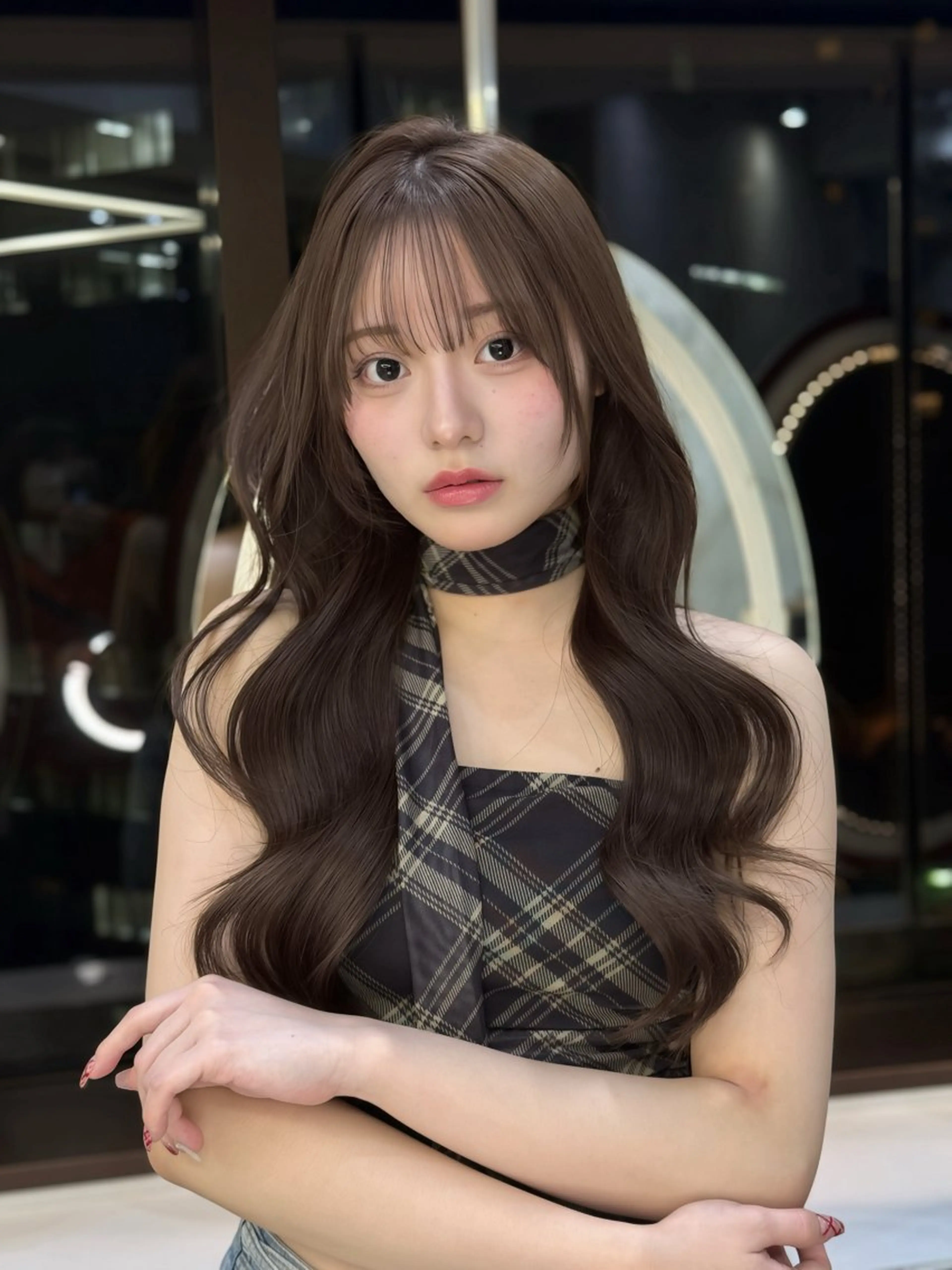 ロング 韓国レイヤー× 艶髪 池袋/ハナ🌷のヘアスタイル