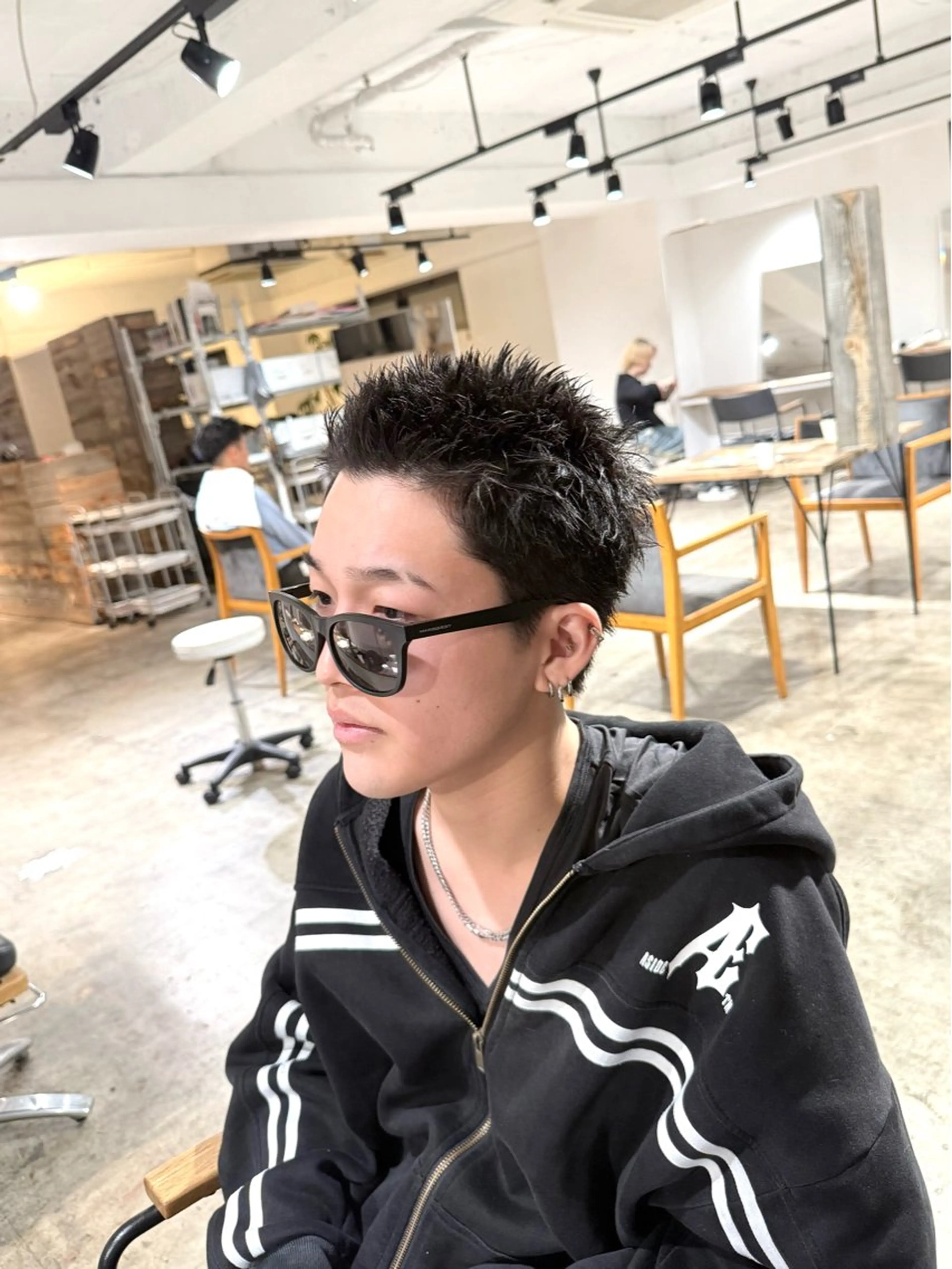 メンズ メンズパーマ スパイキーショート カット ヘアカラー パーマ トリートメント 骨格補正施術/メンズ 専門美容師/YUYAのヘアスタイル