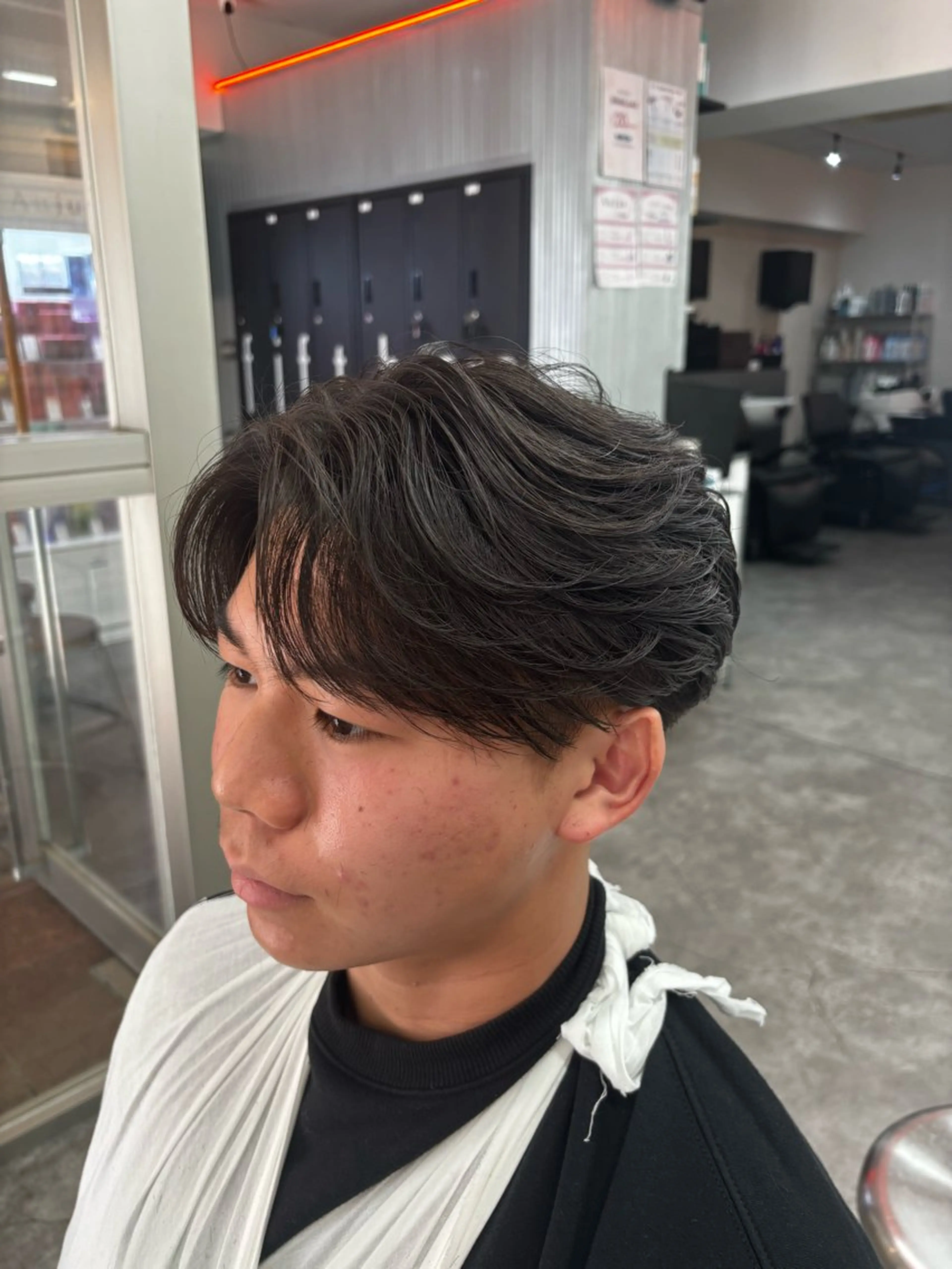 パーマ メンズ カット メンズ特化✨️ 韓国風パーマ🔥一八のヘアスタイル