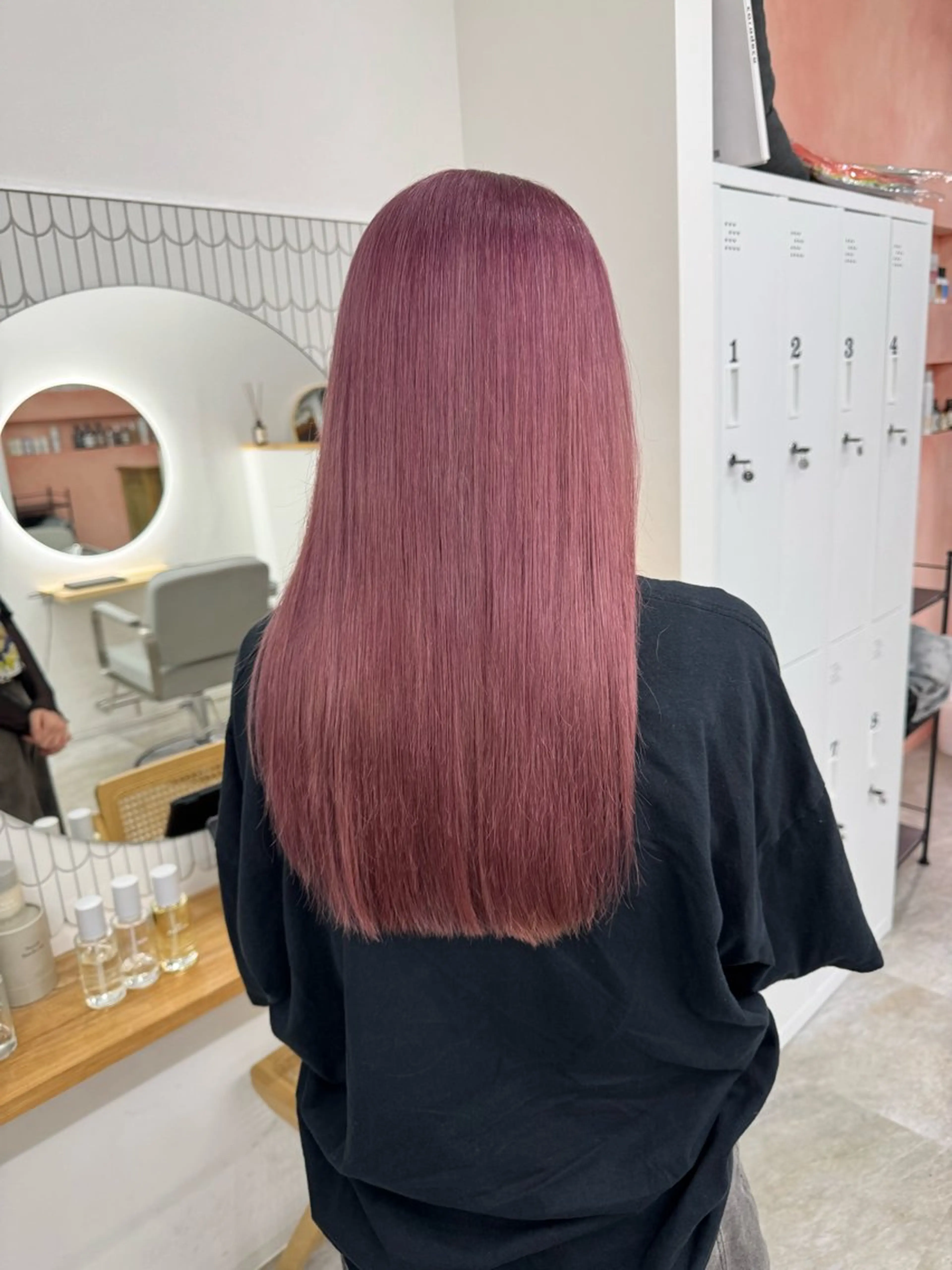 ロング レイヤーカット ベージュ/KANAのヘアスタイル