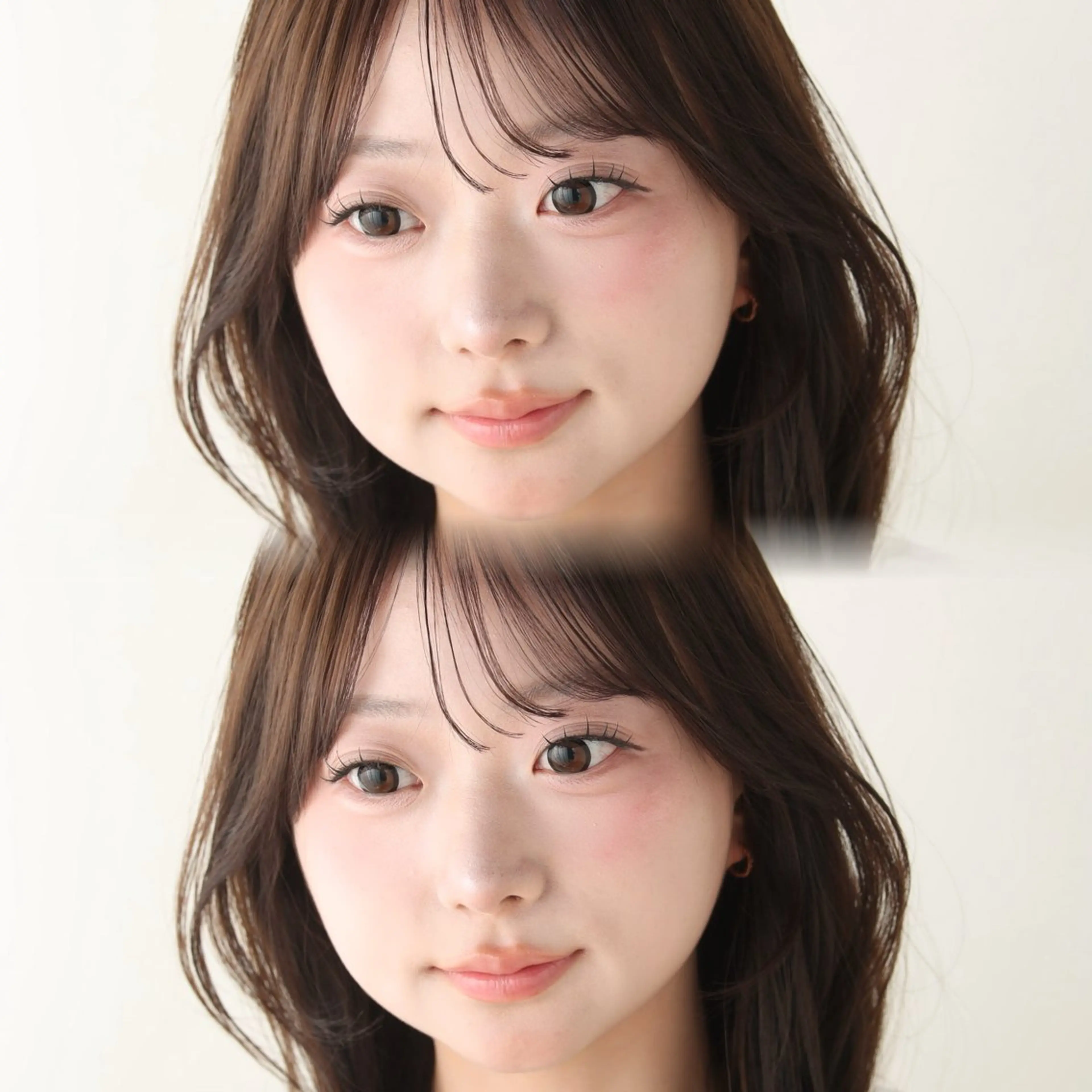 セミロング 顔周りカット 小顔カット ヘアカラー ️🫧中島遼香🫧 Ess🪽髪質改善のヘアスタイル