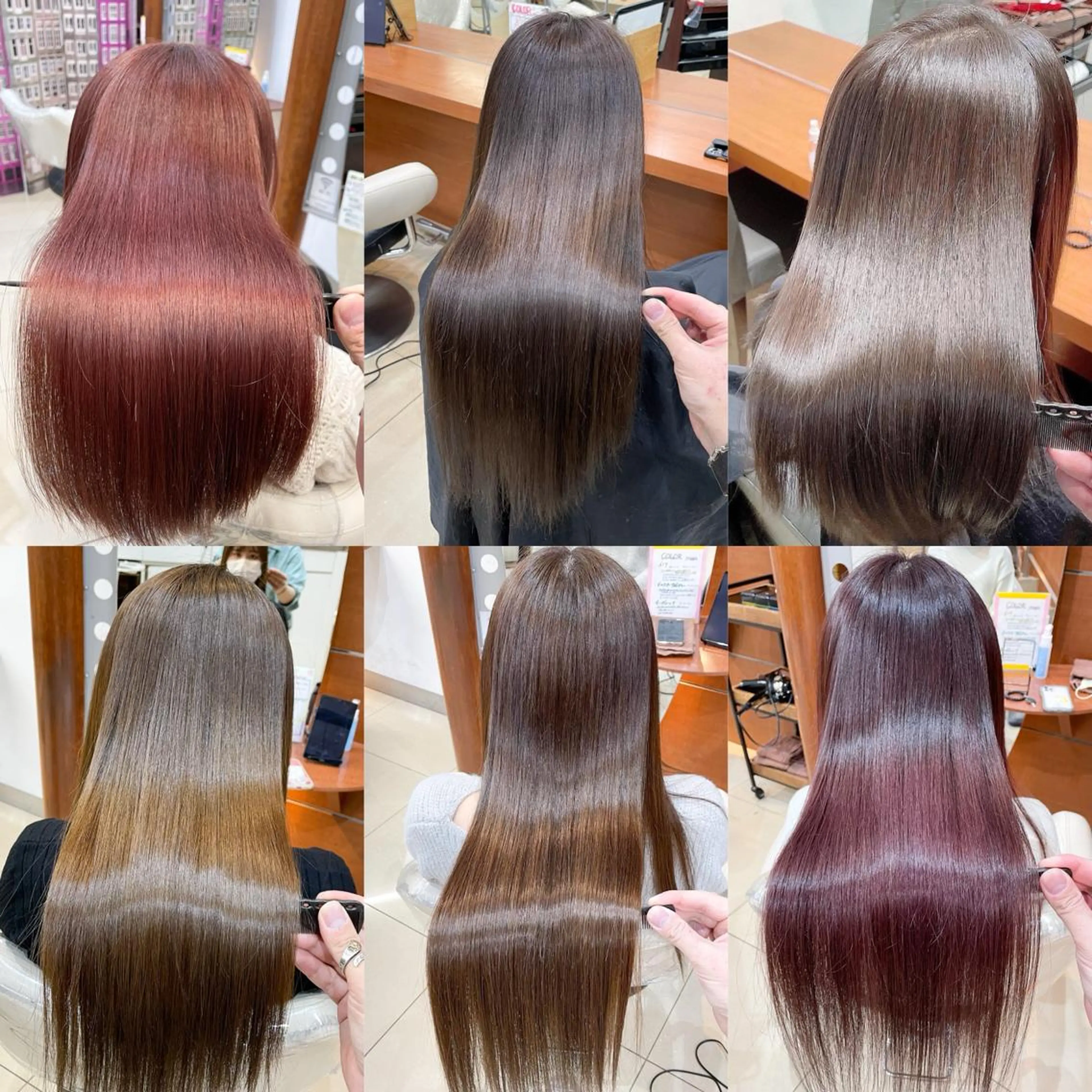 ロング カラー ヘアカラー トリートメント 縮毛矯正/髪質改善 /韓国風　山川春輝のヘアスタイル