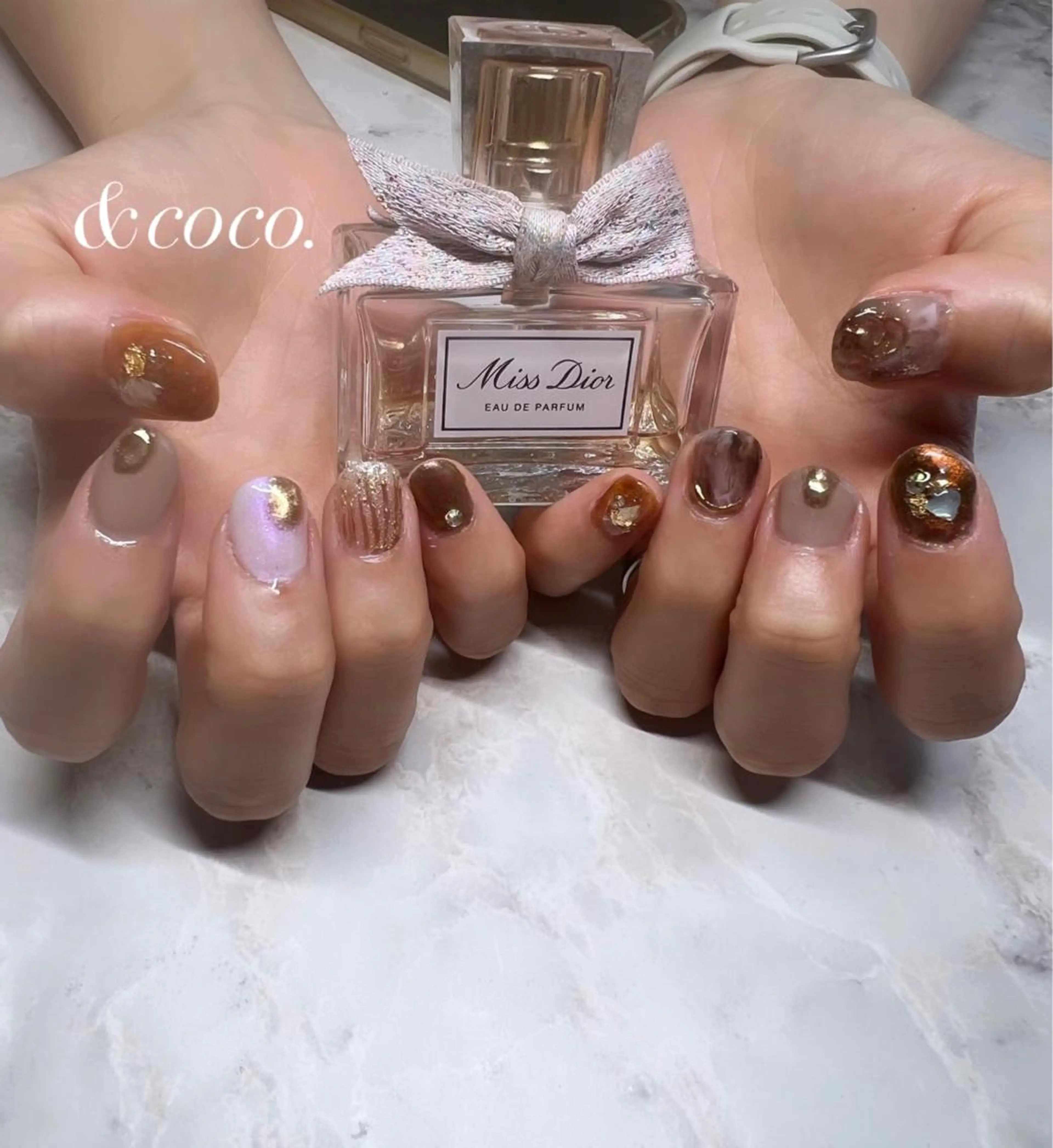 ネイル ニュアンスネイル ＆ coco.のネイルデザイン