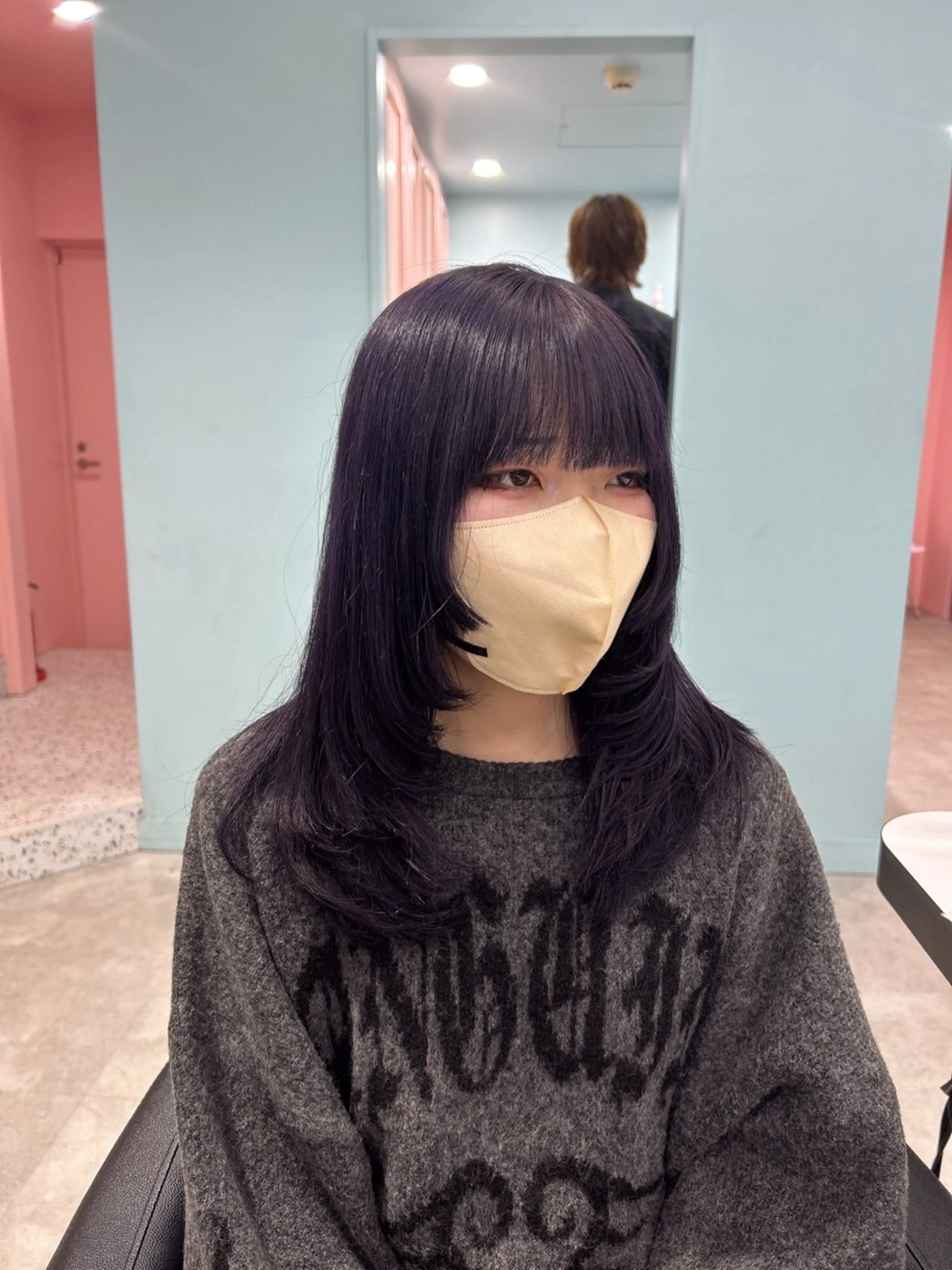 ロング カラー 履歴修正屋さん／ ブロンド／ホワイトのヘアスタイル