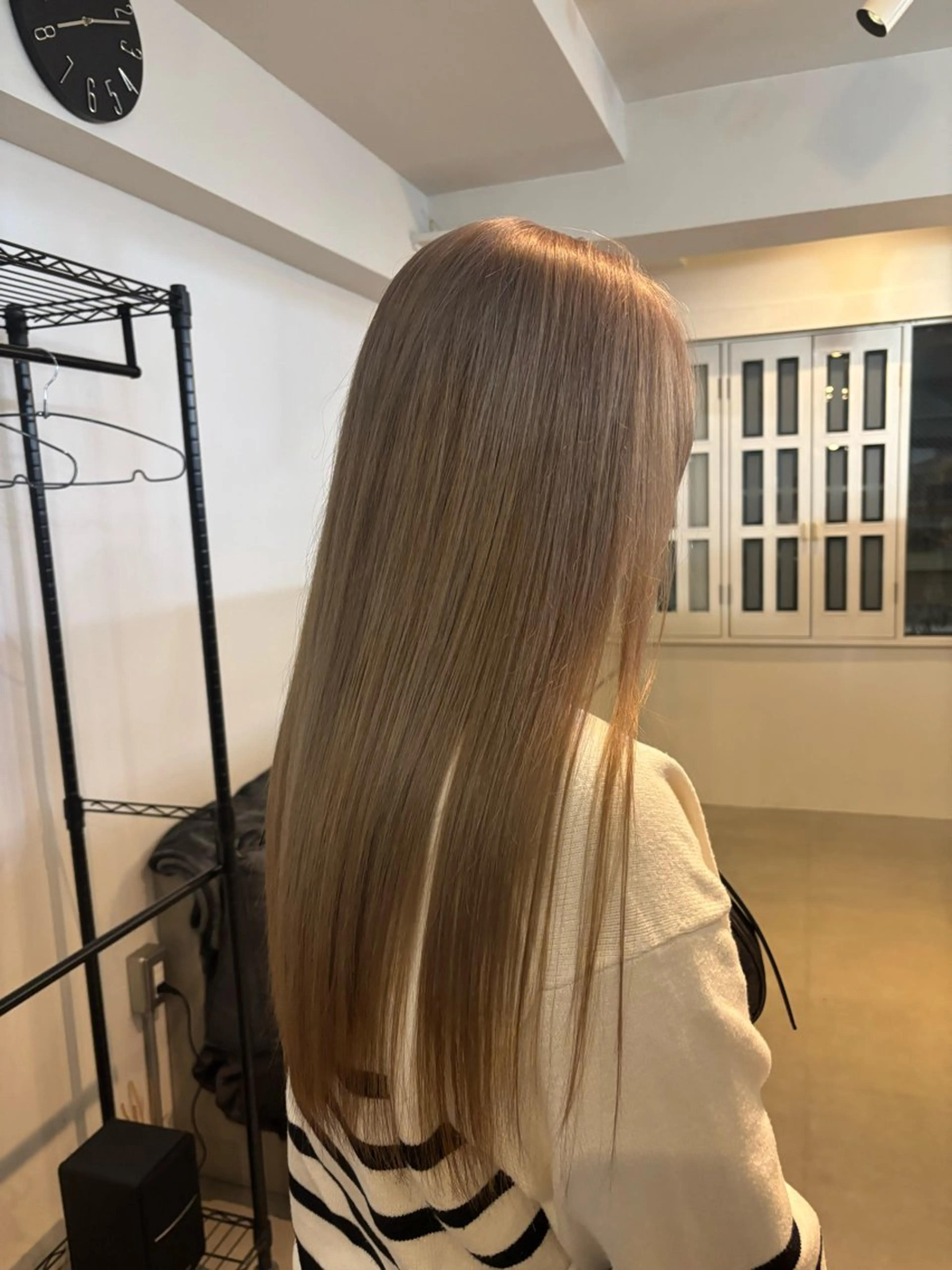 セミロング カラー ベージュカラー ブリーチ ヘアカラー 中園康 /カラー/ブリーチのヘアスタイル