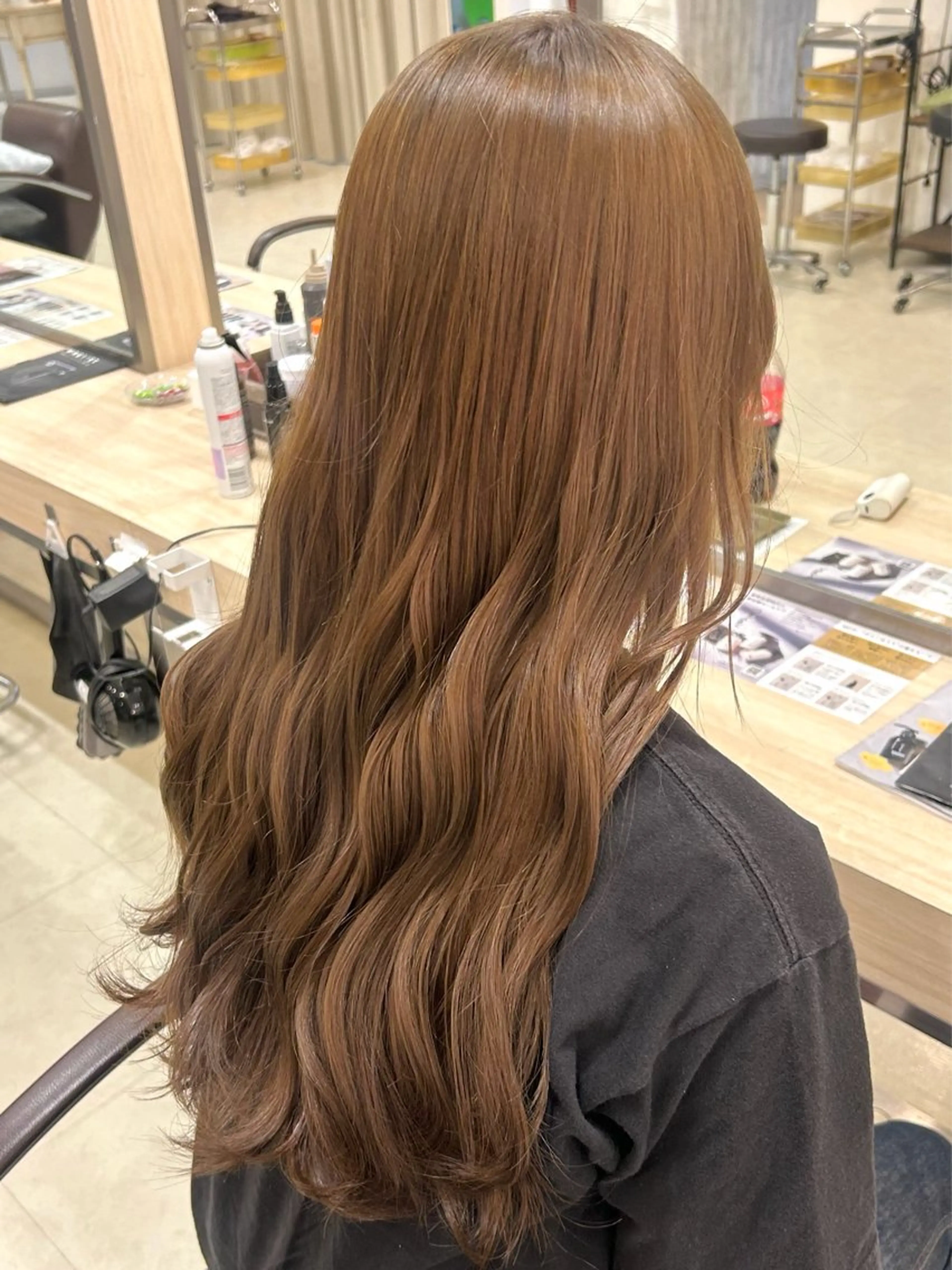 ロング ヘアカラー 北崎 花のヘアスタイル