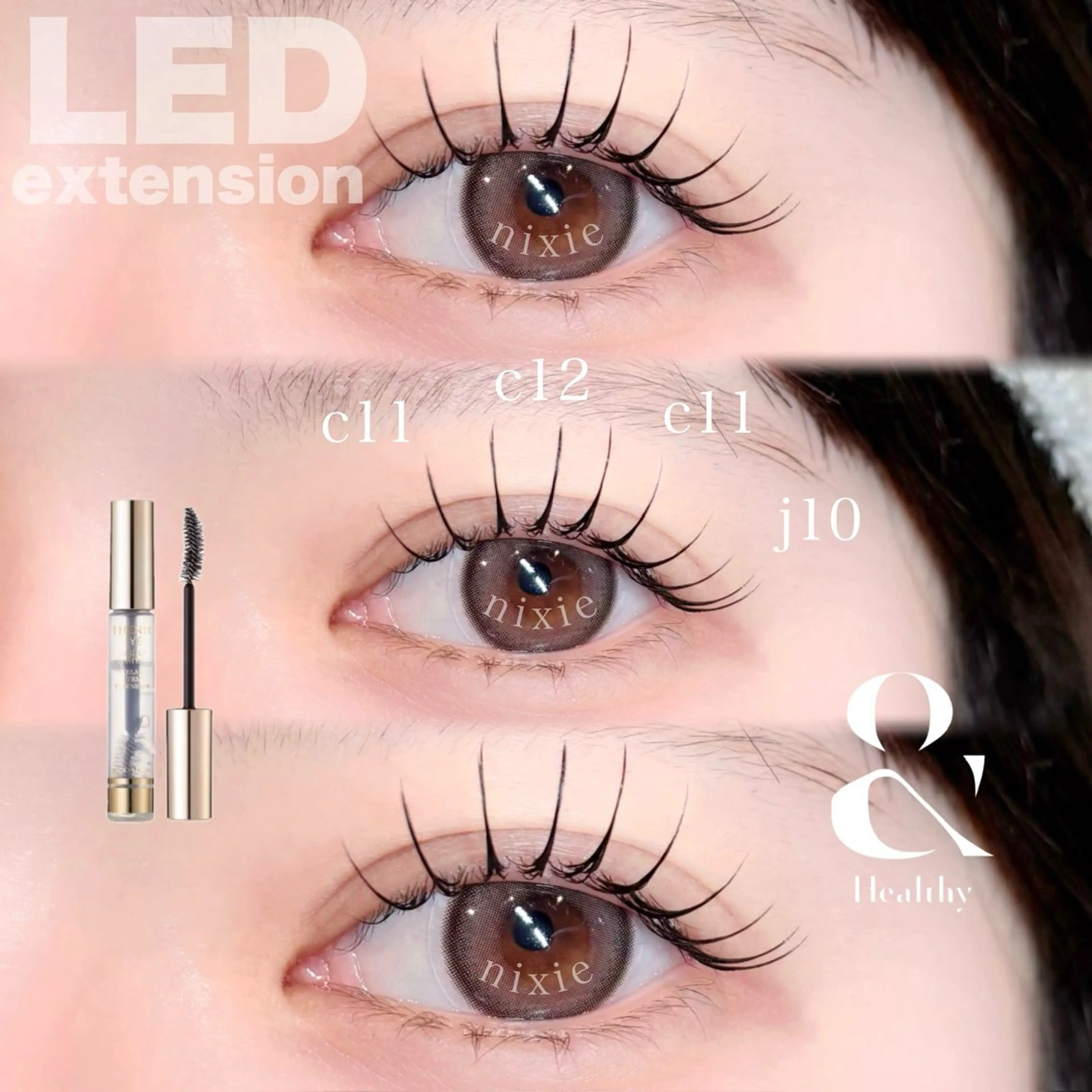 マツエク・マツパ 下まつげエクステ マツエク nixie ゆいのマツエク・マツパデザイン