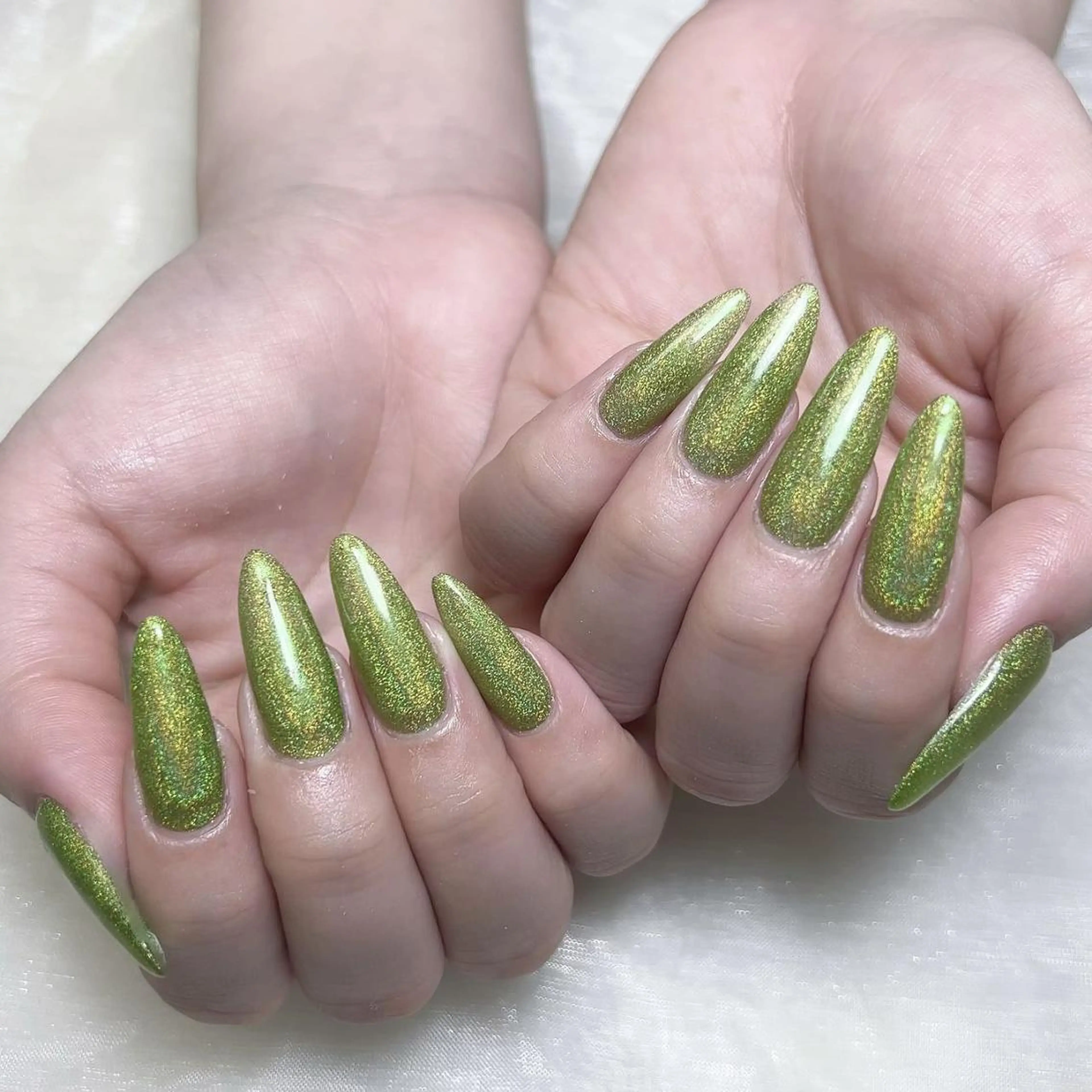 ネイル メンズ ミラーネイル ハンドネイル Nail salon 木にいるのネイルデザイン