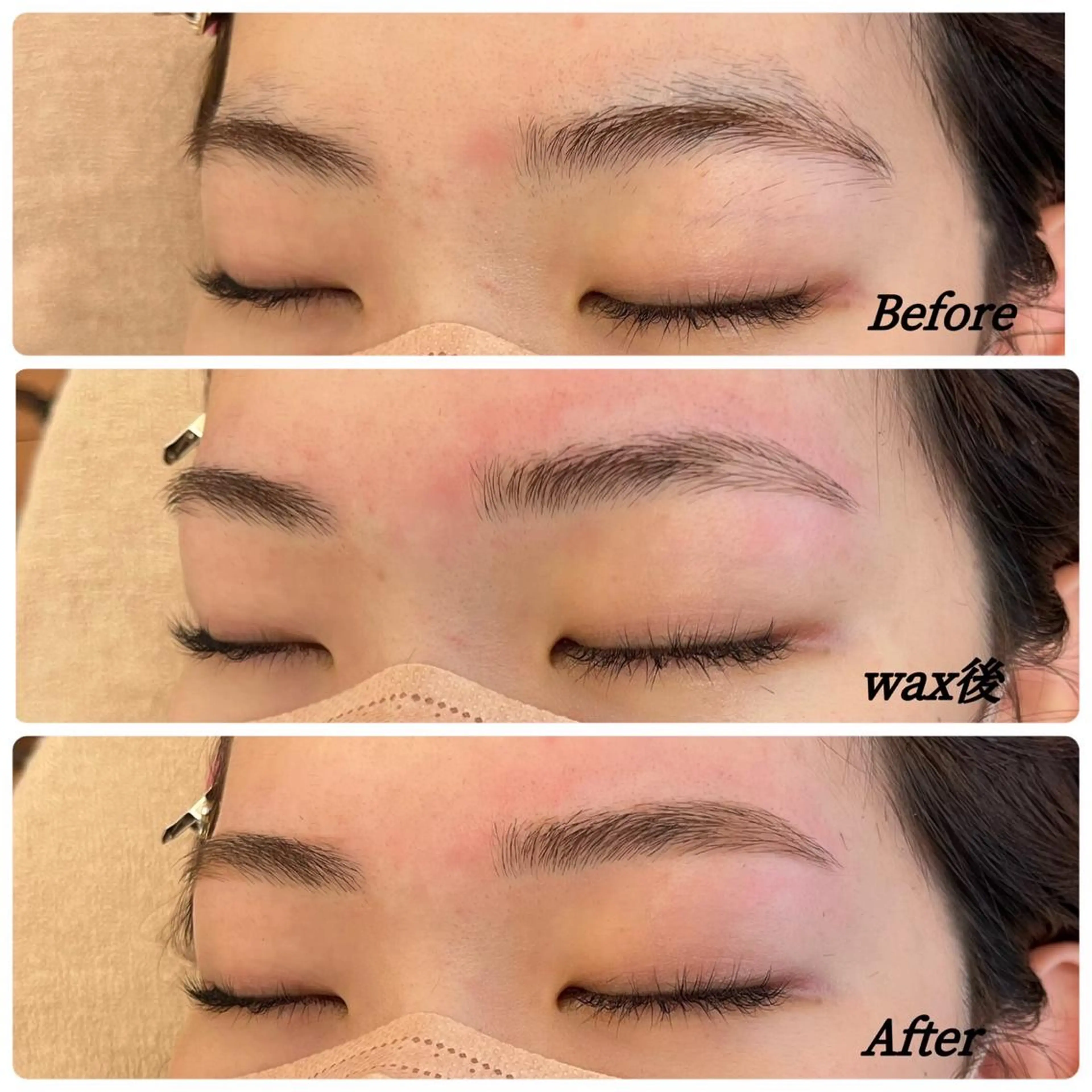 アイブロウ 眉毛ワックス脱毛 まつげ×眉毛専門 サロンRavirのマツエク・マツパデザイン
