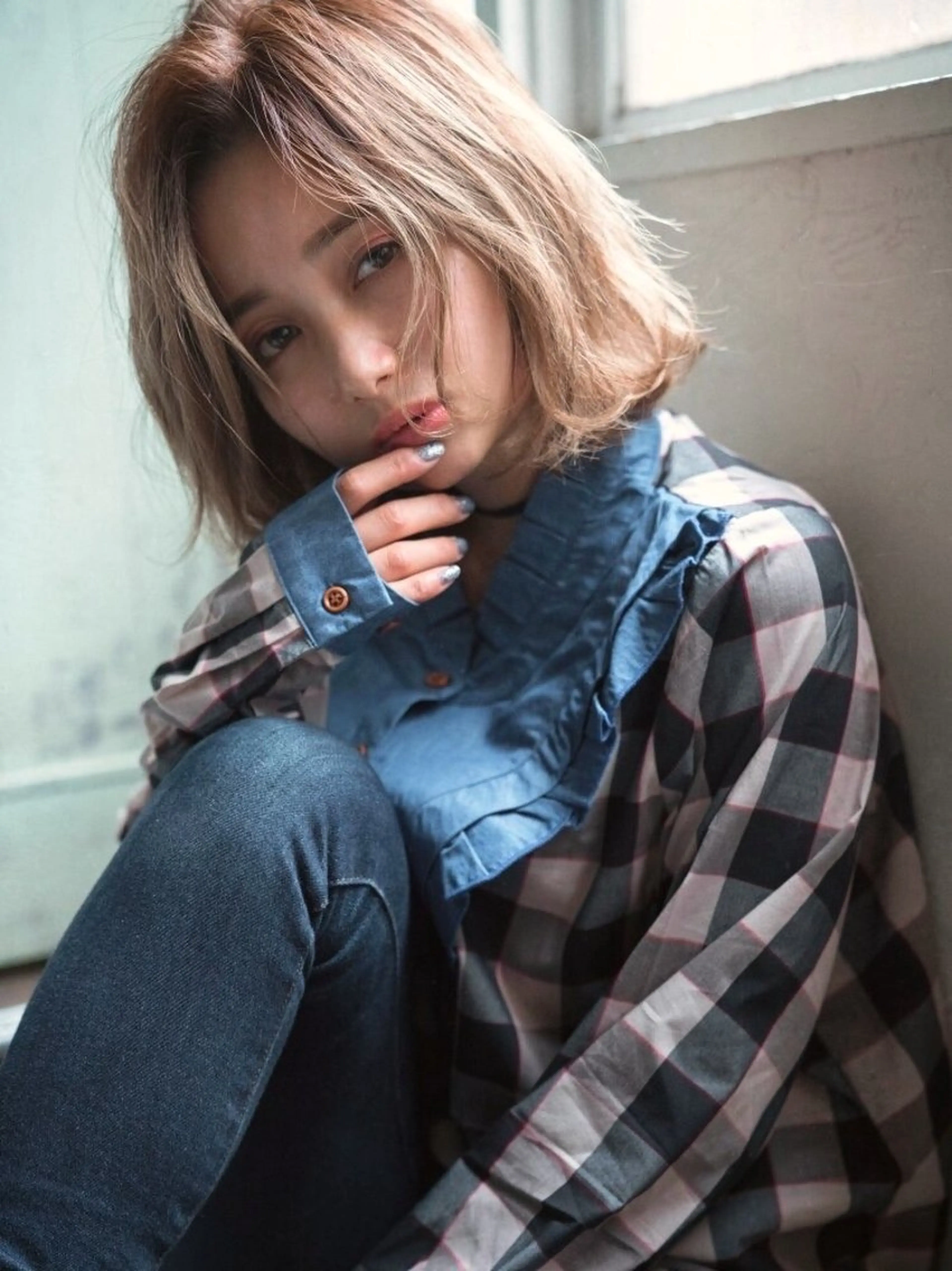 ショート ✨透明感艶カラー ✨💍Yuri💍のヘアスタイル