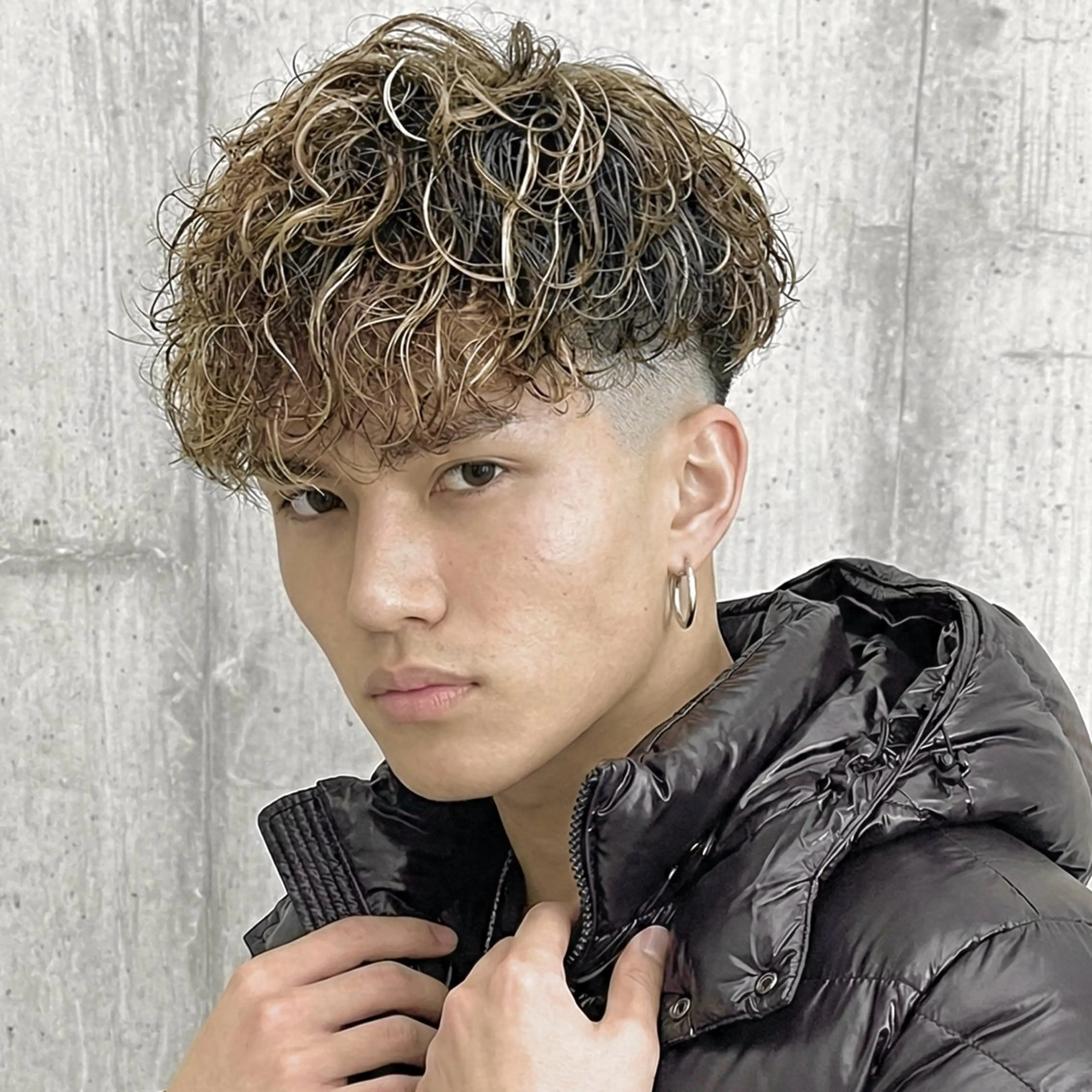 ショート カラー パーマ メンズ カット パーマ headstock所属・のすけ【HEAD STOCK】のヘアスタイル