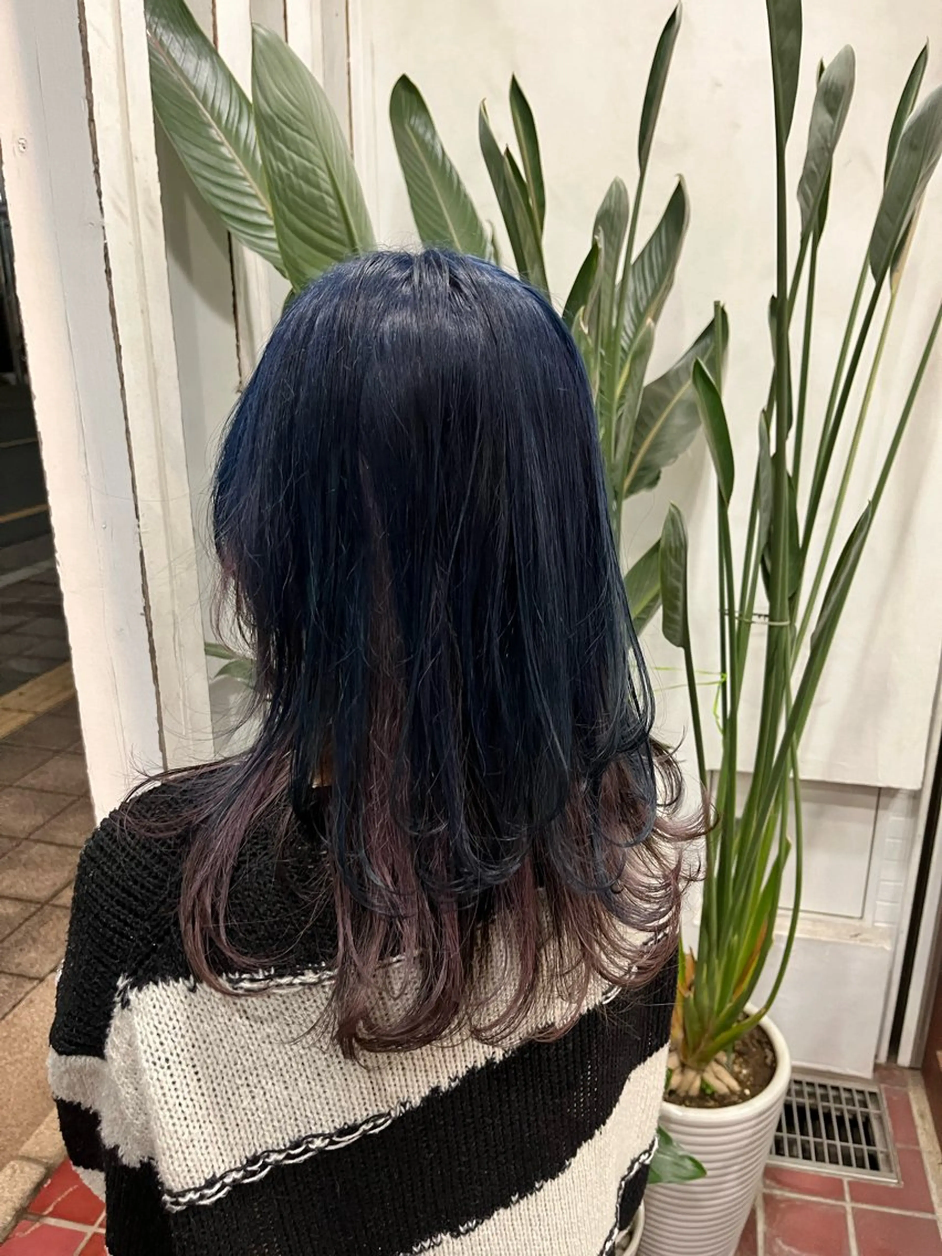 セミロング カラー インナーカラー ヘアカラー トリートメント ヘッドスパ 🫧ハイトーン/ ブリーチ🫧白石航汰のヘアスタイル