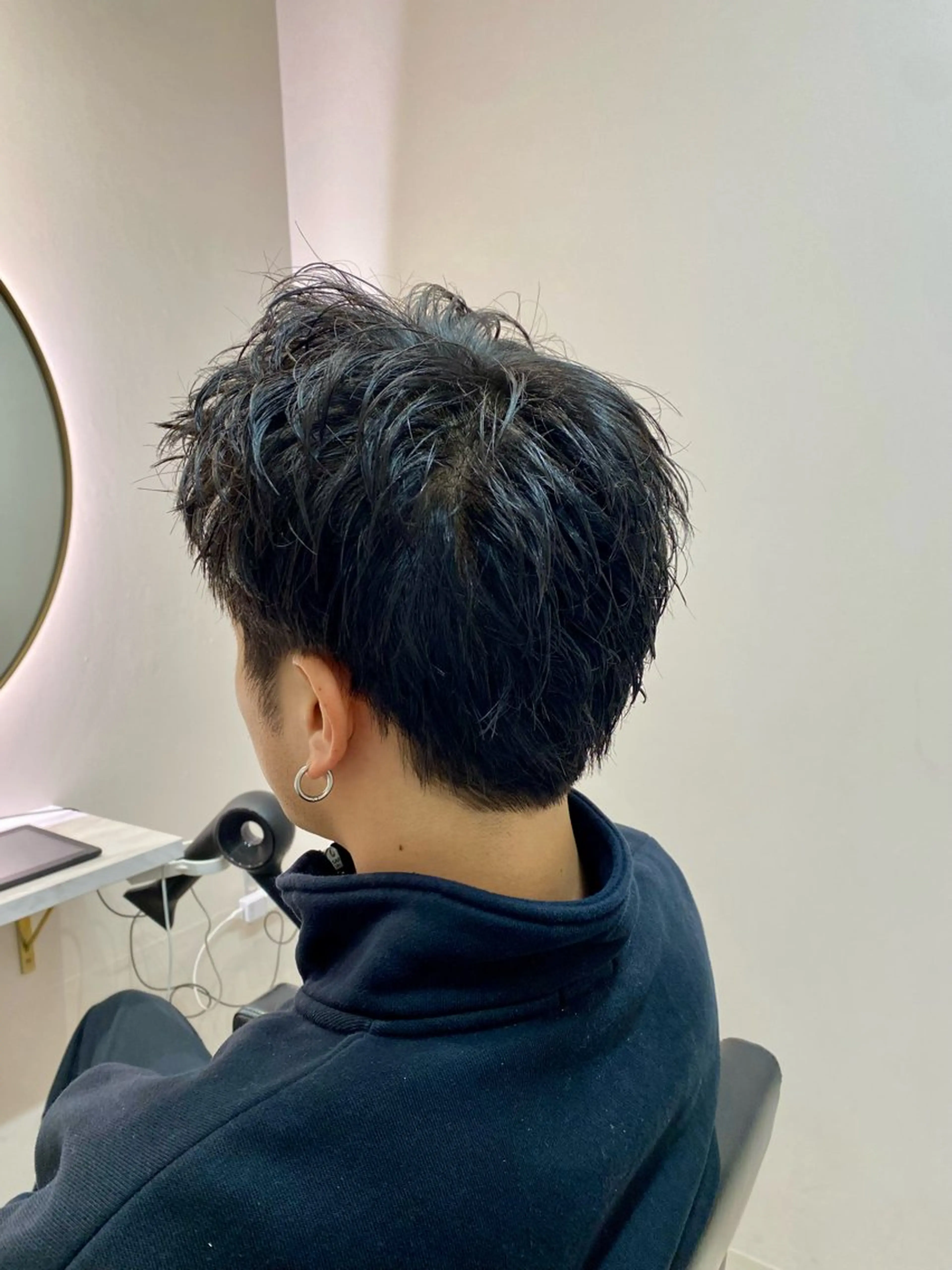 ショート メンズ スパイキーショート ショートヘア カット 韓国🇰🇷艶髪 ケアカラーSHURIのヘアスタイル