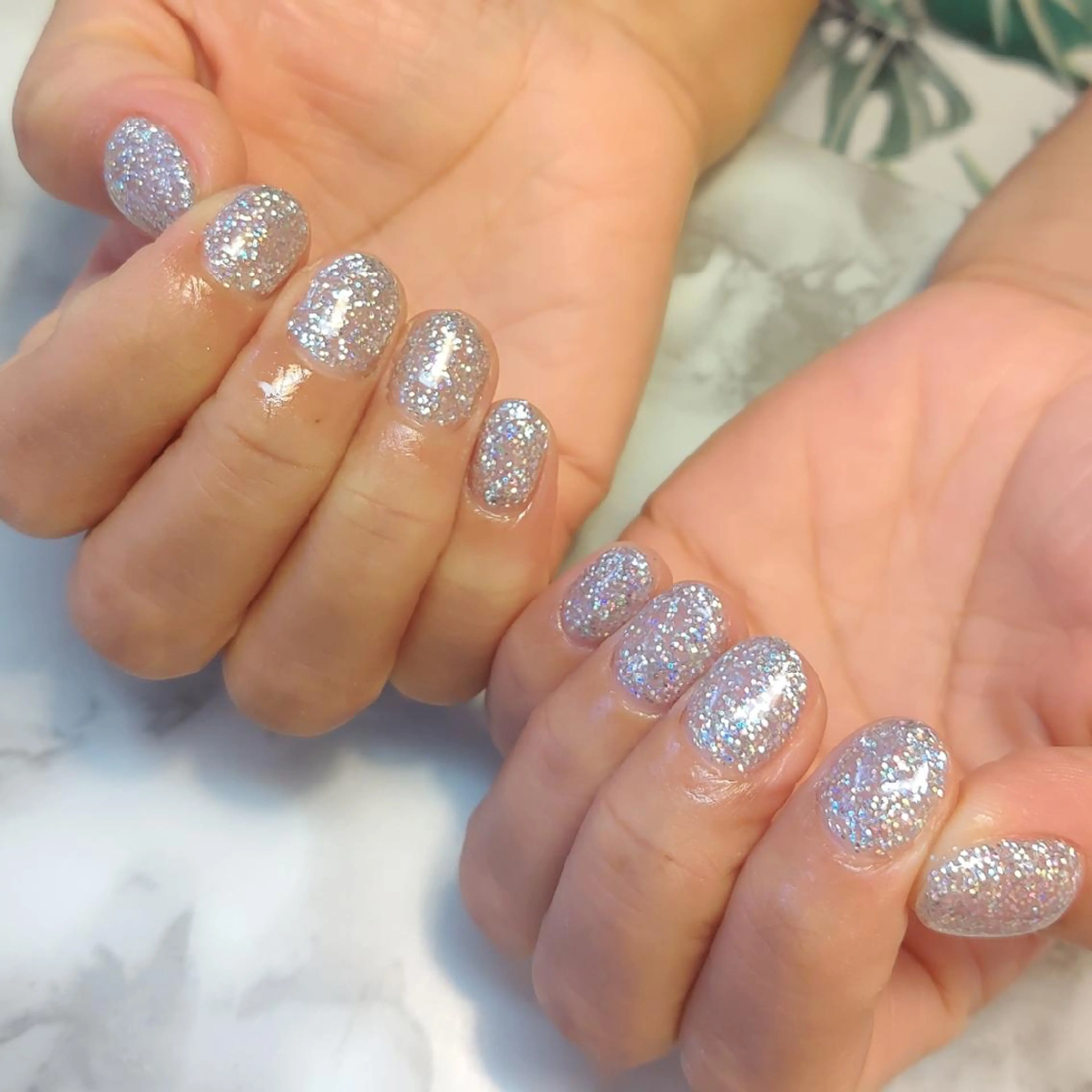 ネイル ラメ(グリッター) ジェヌインネイル 河内のネイルデザイン