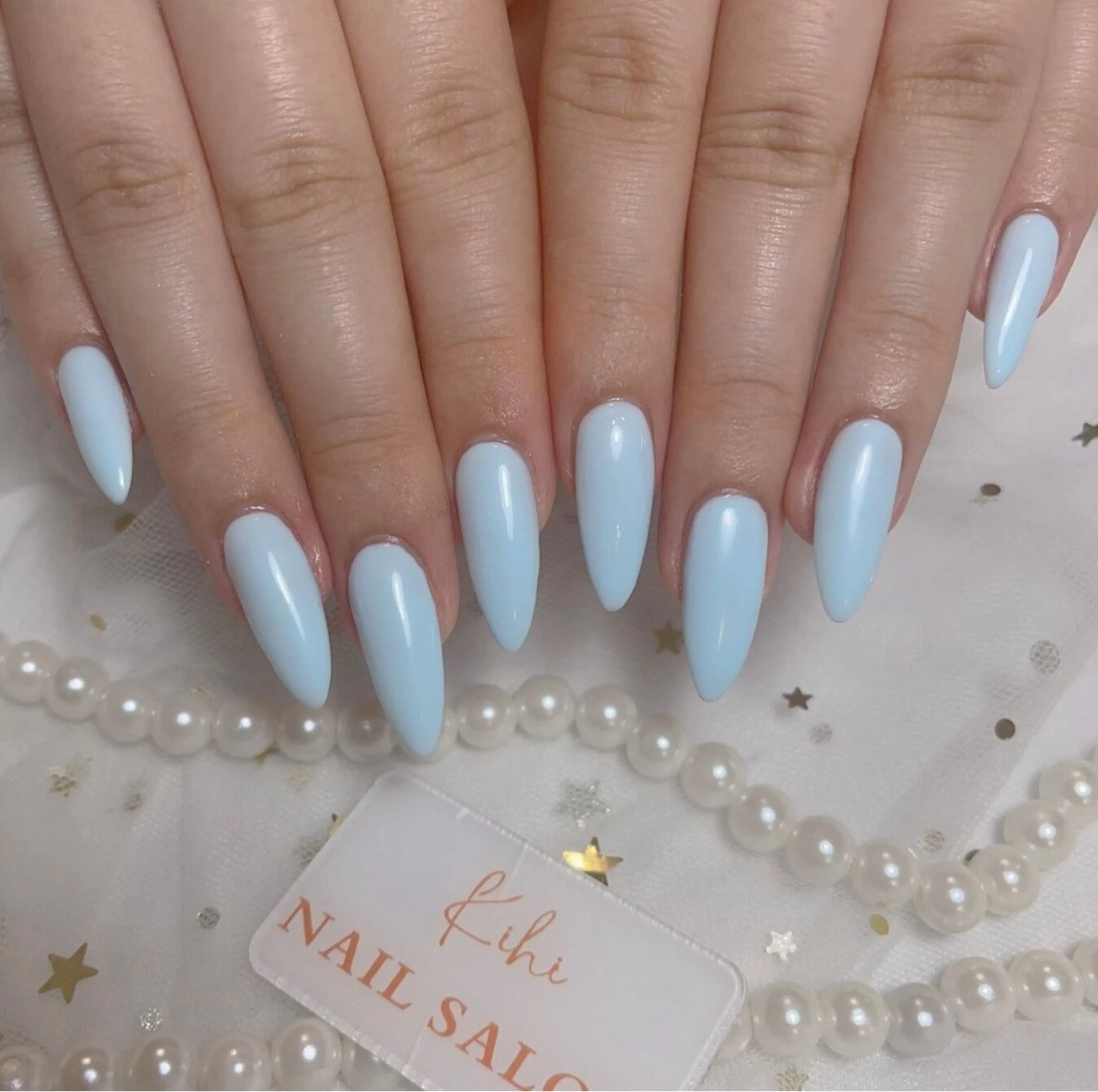 ネイル ワンカラーネイル ネイルチップ 福島 みきのネイルデザイン