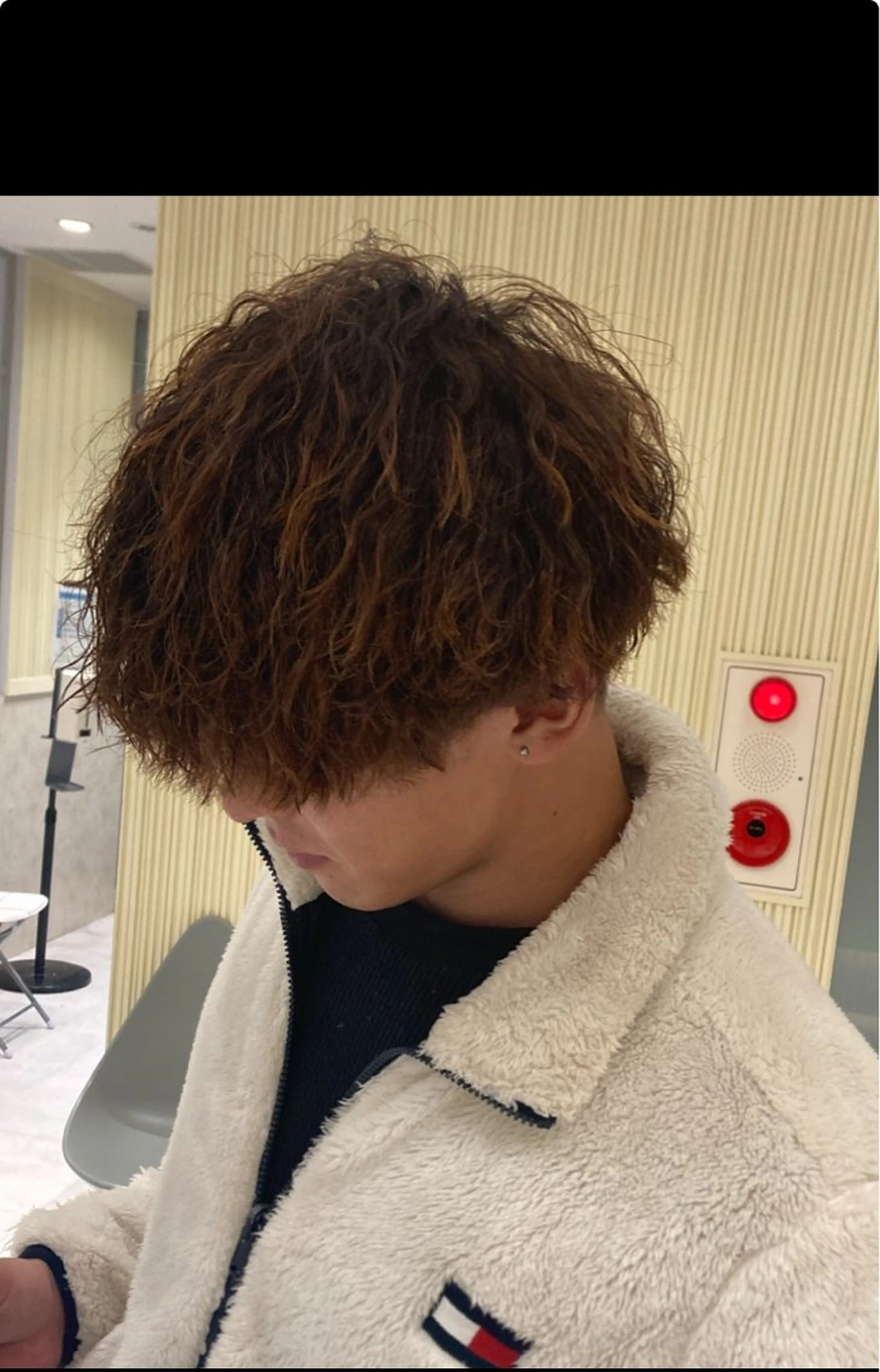 ミディアム カラー パーマ メンズ カット パーマ 髪質改善🫧 ミタセイヤのヘアスタイル