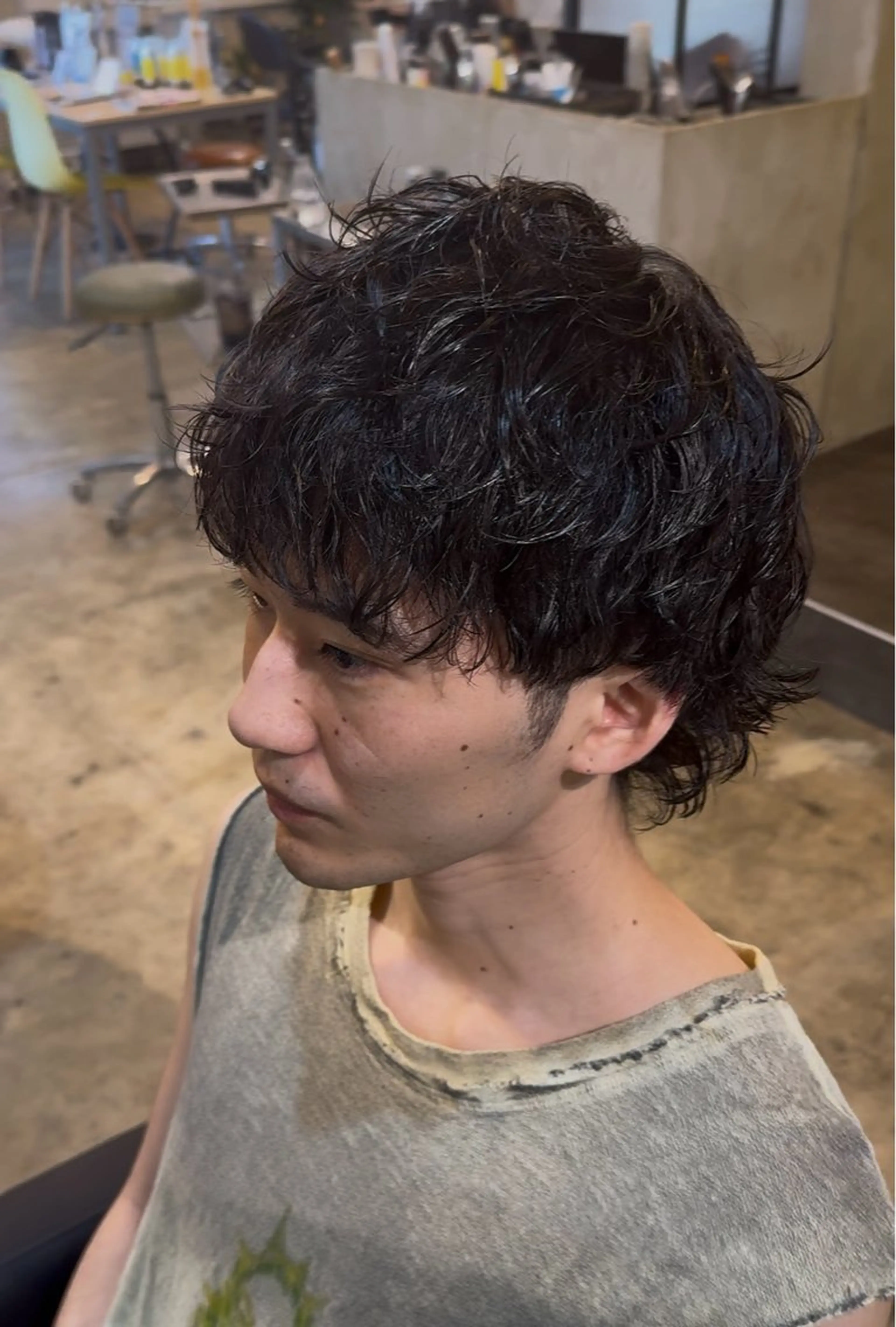 ショート ショートヘア カット パーマ 🔥メンズ圧倒的人気 ROOOMEN松田隆のヘアスタイル