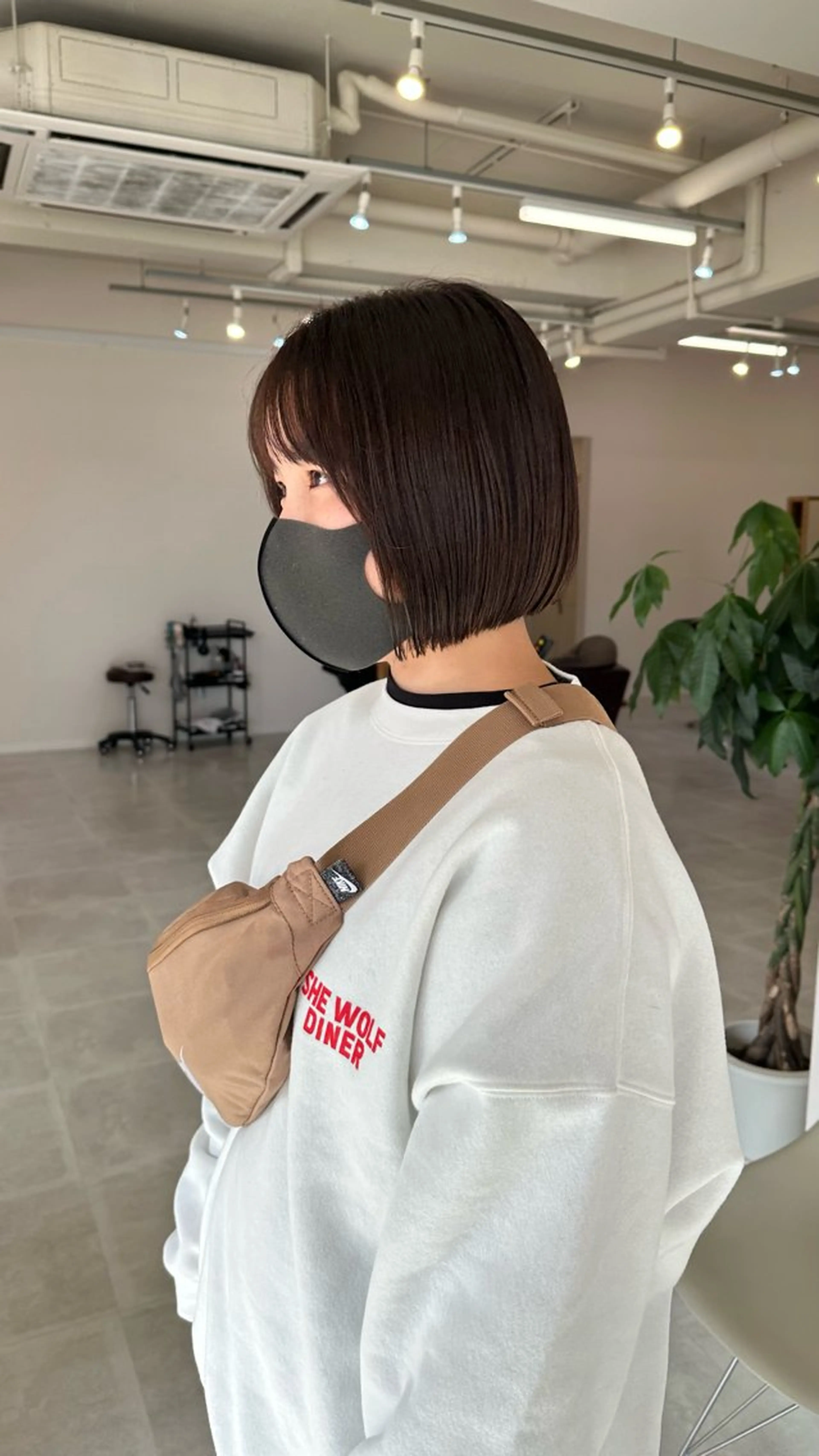 ショート カラー ベージュカラー ボブ カット ヘアカラー トリートメント 吉田 浩太郎のヘアスタイル