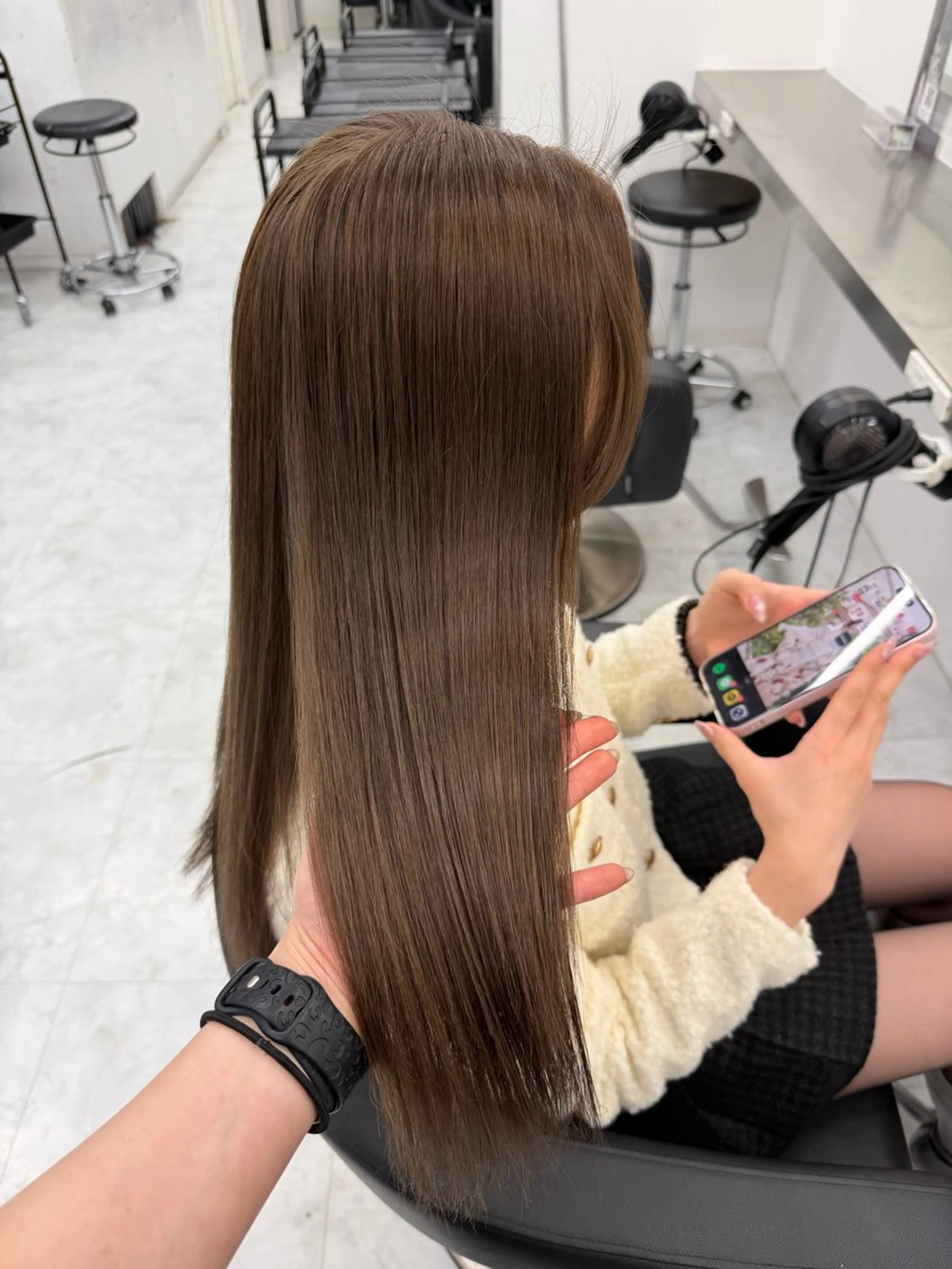 カラー ヘアカラー トリートメント 透明感ベージュ🎀 Anju/渋谷🎀のヘアスタイル