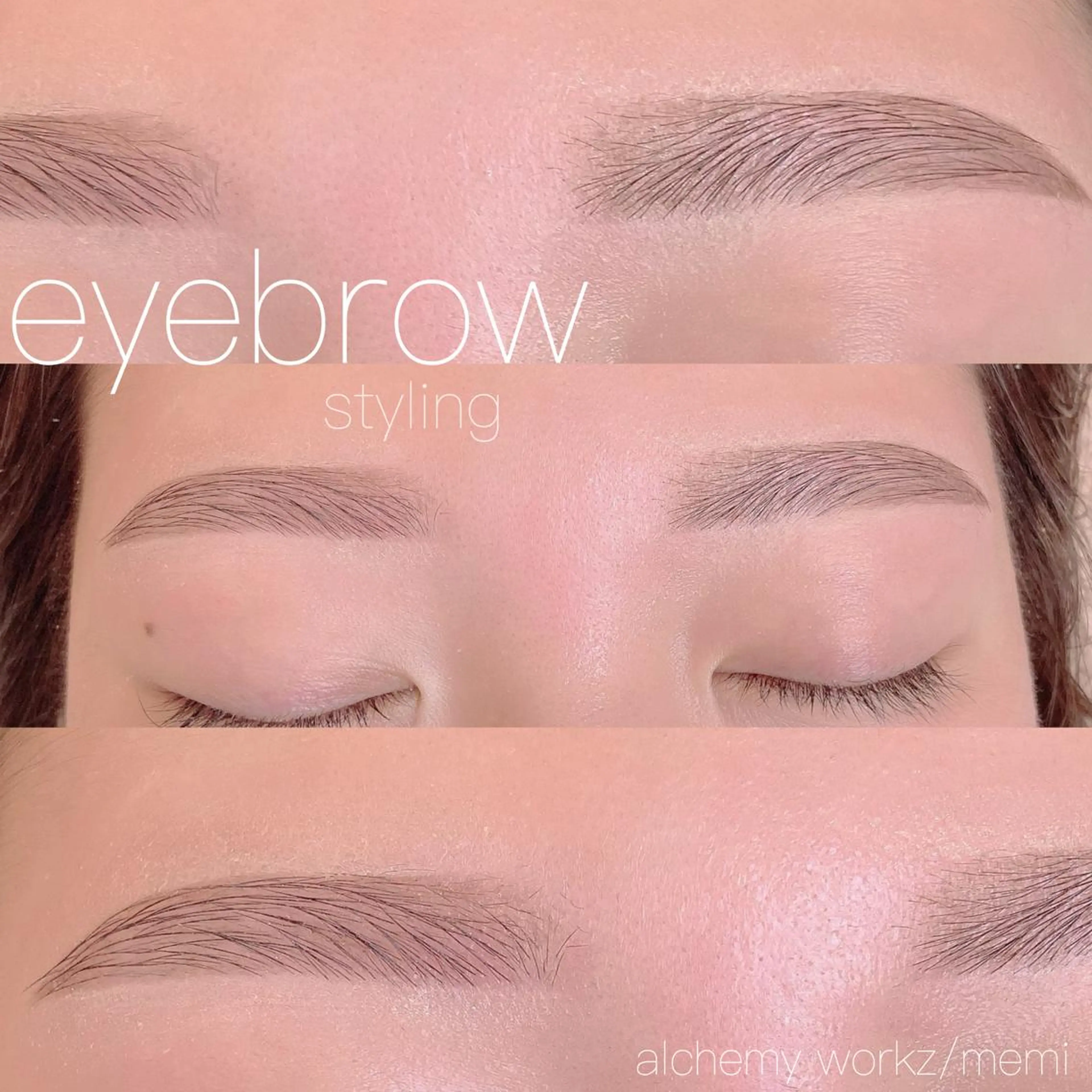 アイブロウ alchemy workzのマツエク・マツパデザイン