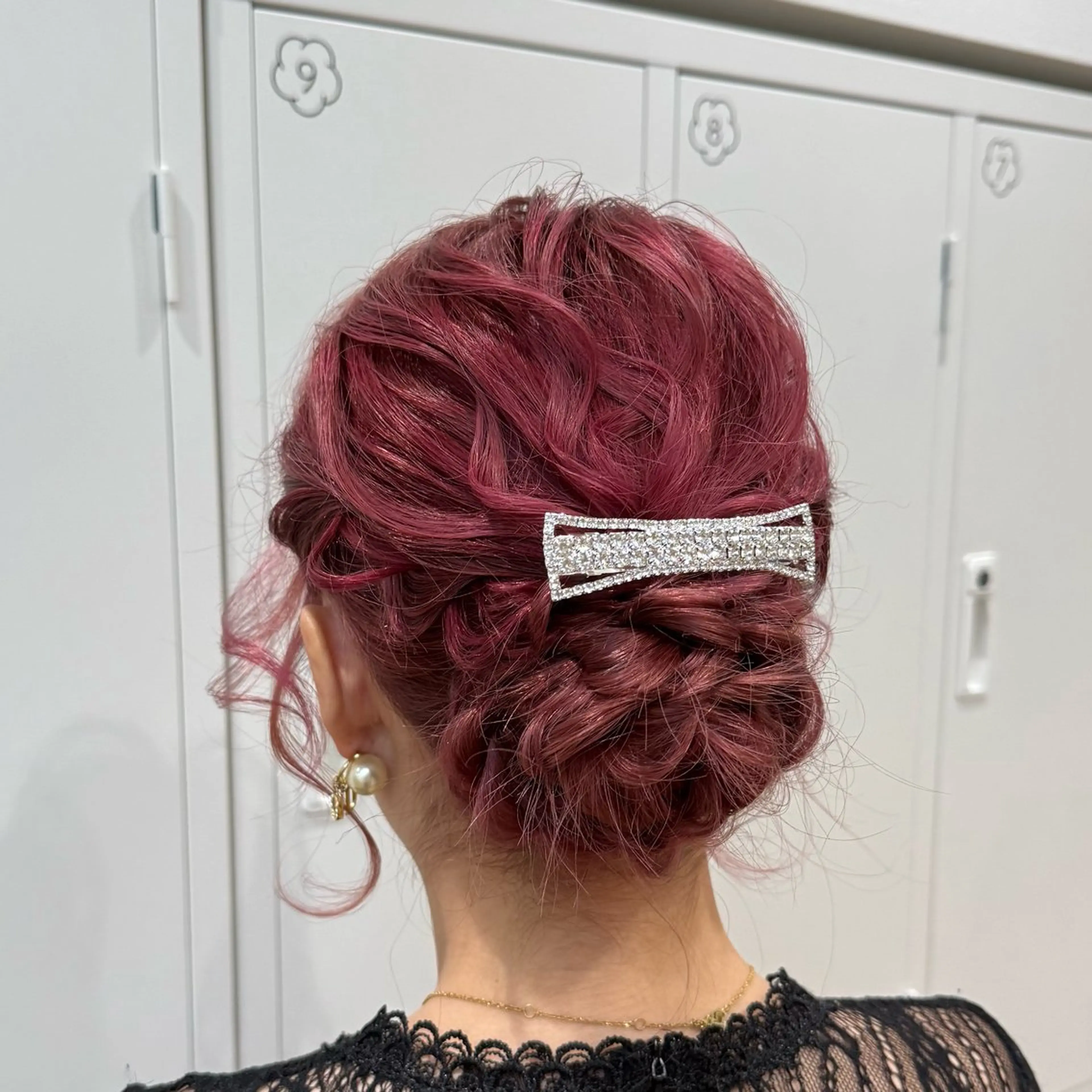 ロング カラー ヘアアレンジ キヨミ 韓国レイヤーカットのヘアスタイル